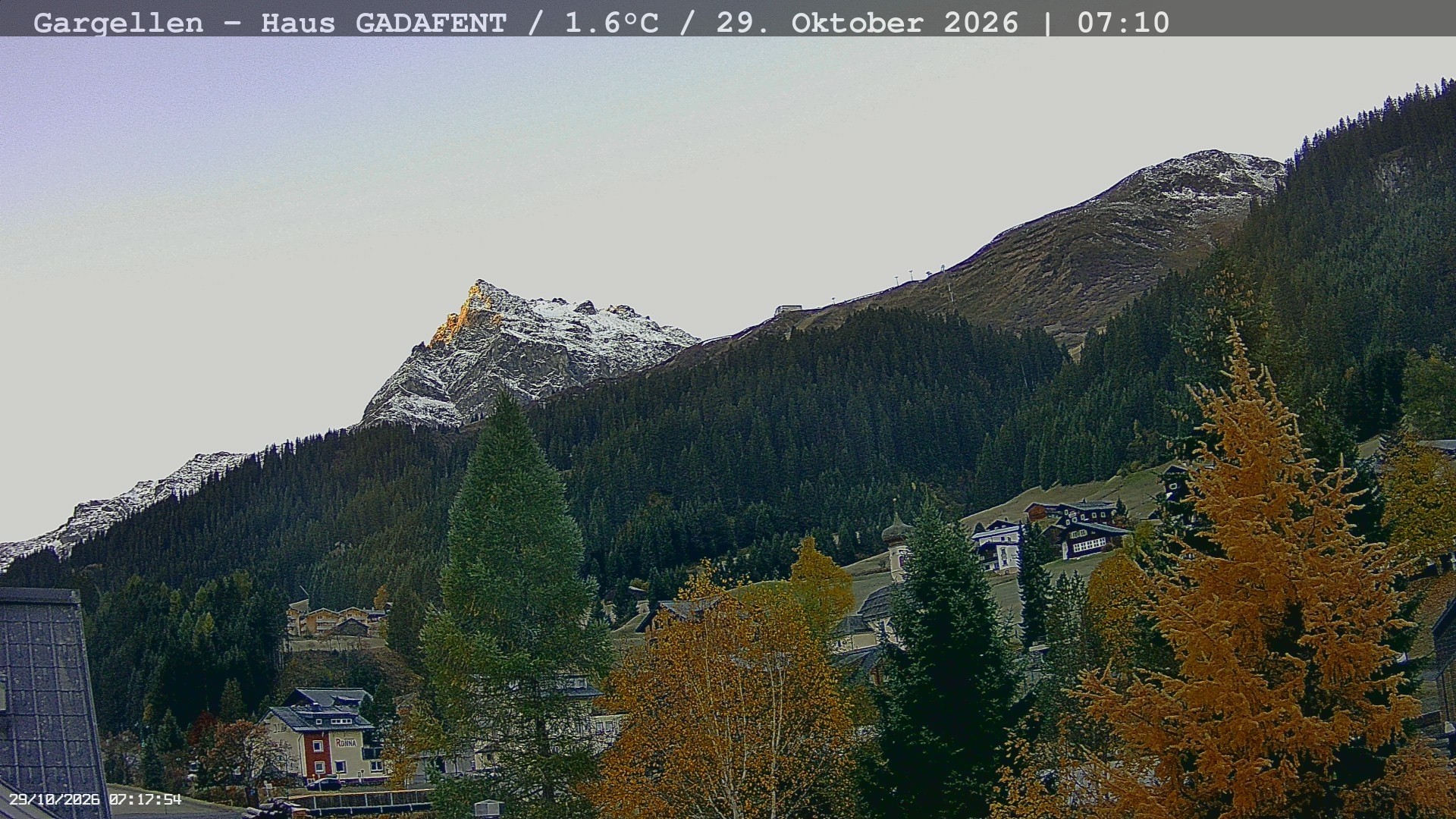 Archiv Foto Webcam Gargellen - Schafberg