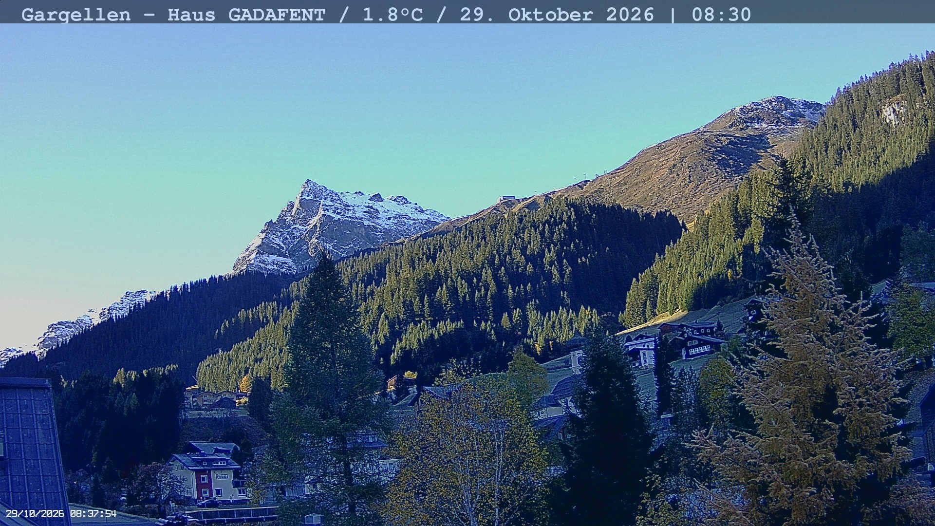 Archiv Foto Webcam Gargellen - Schafberg