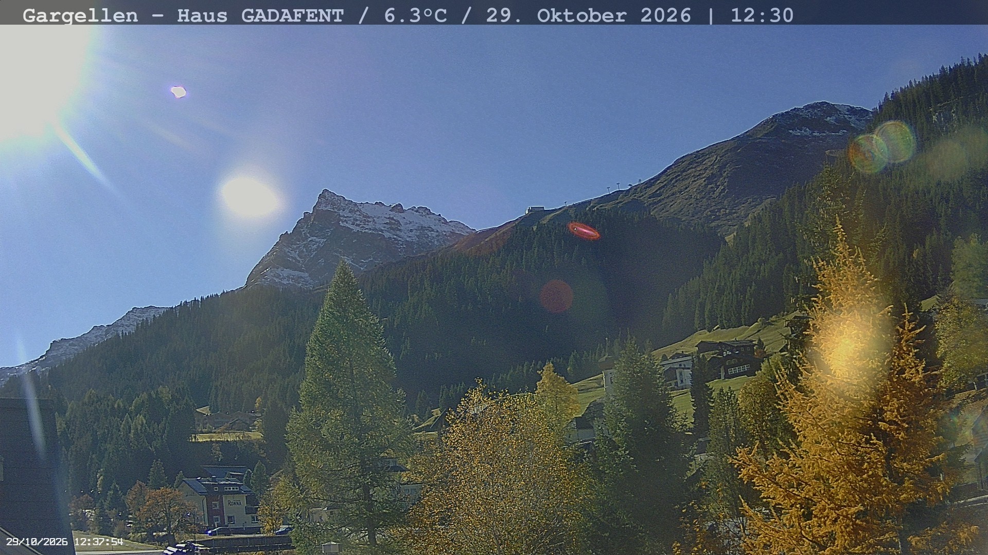 Archiv Foto Webcam Gargellen - Schafberg