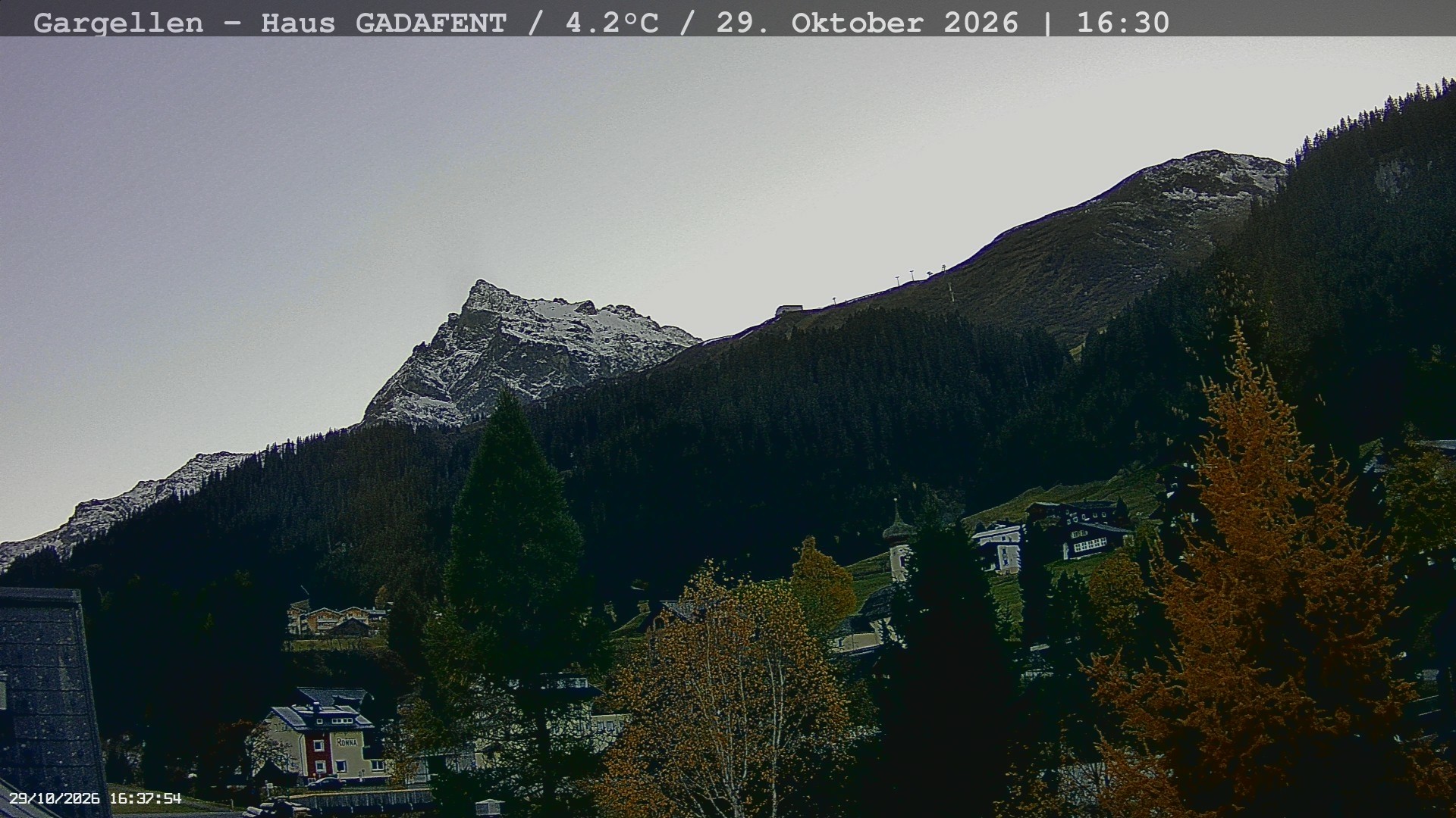 Archiv Foto Webcam Gargellen - Schafberg