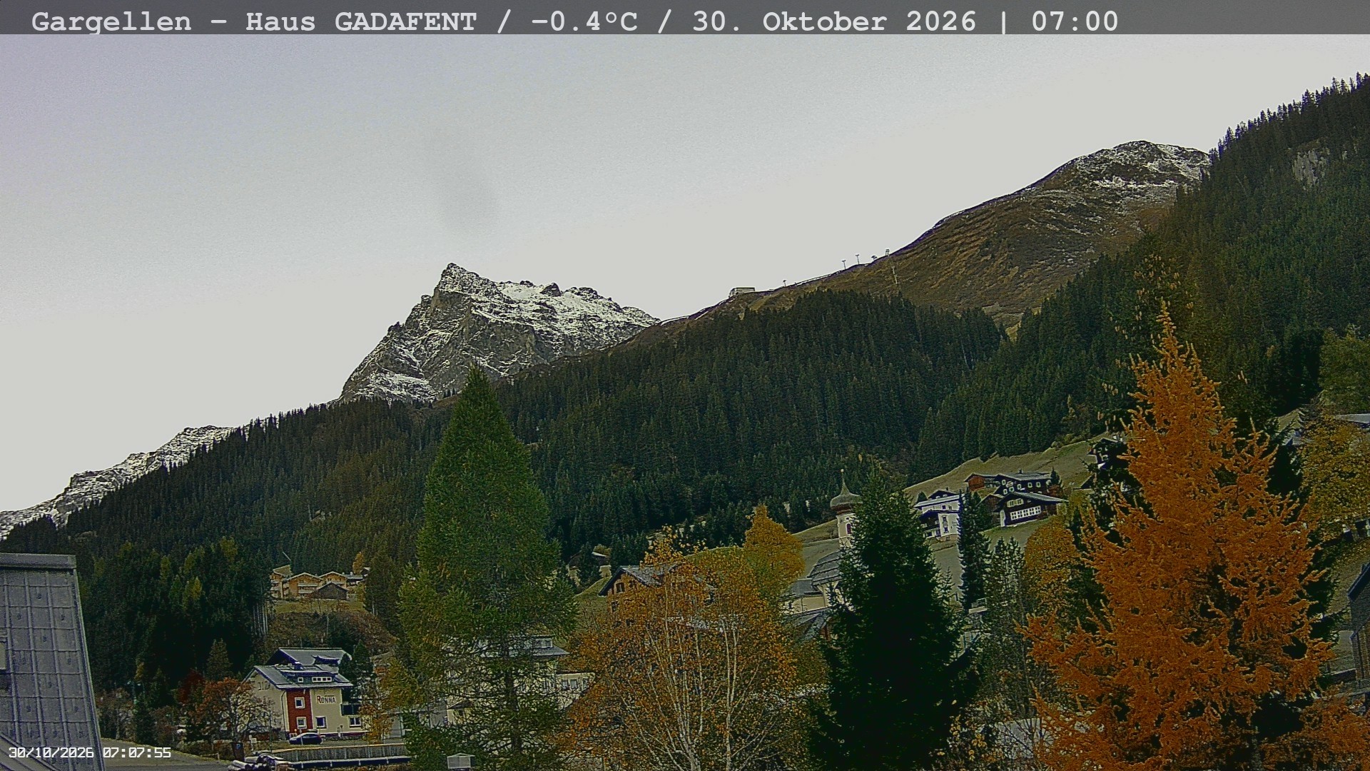 Archiv Foto Webcam Gargellen - Schafberg
