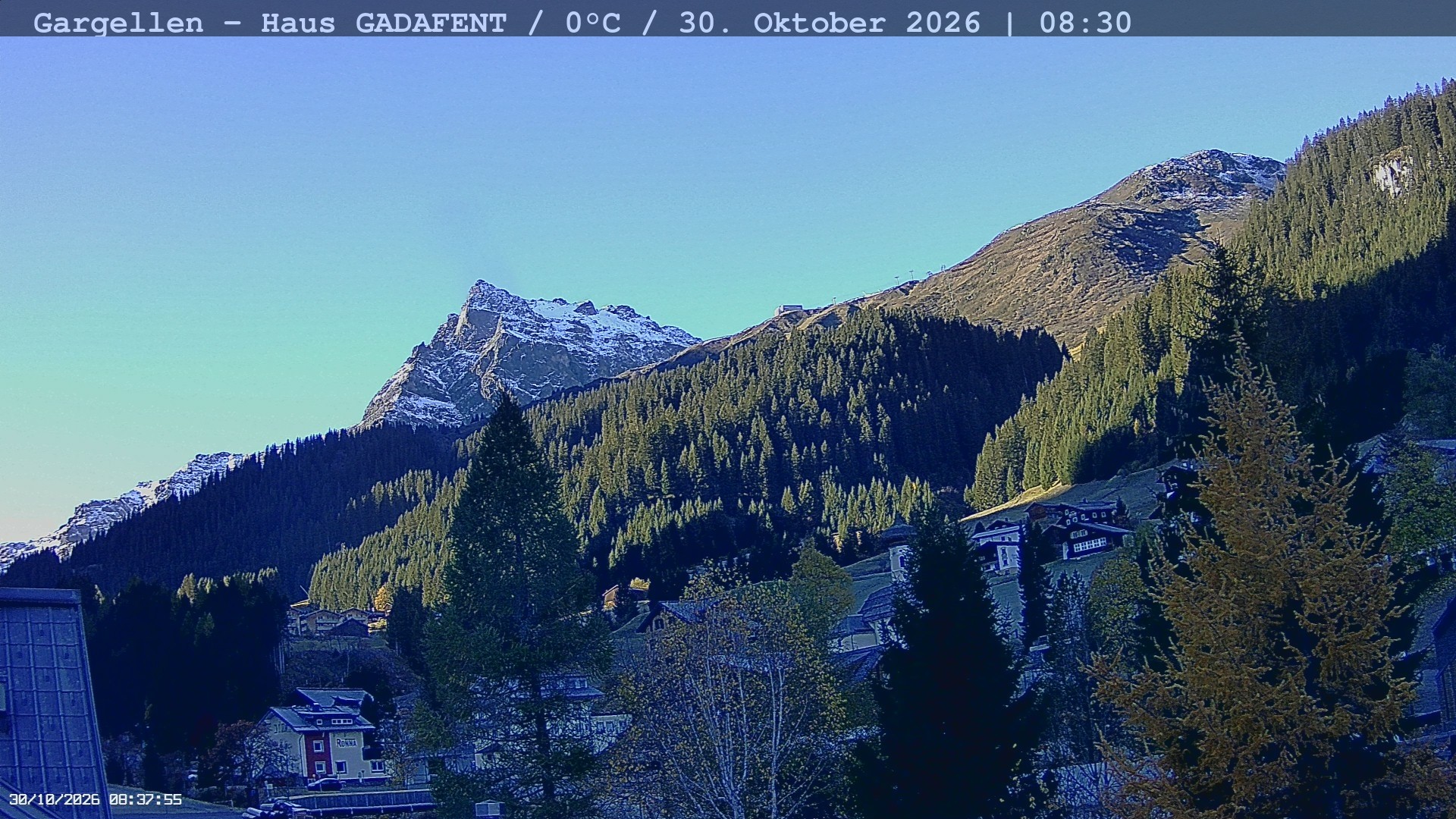 Archiv Foto Webcam Gargellen - Schafberg