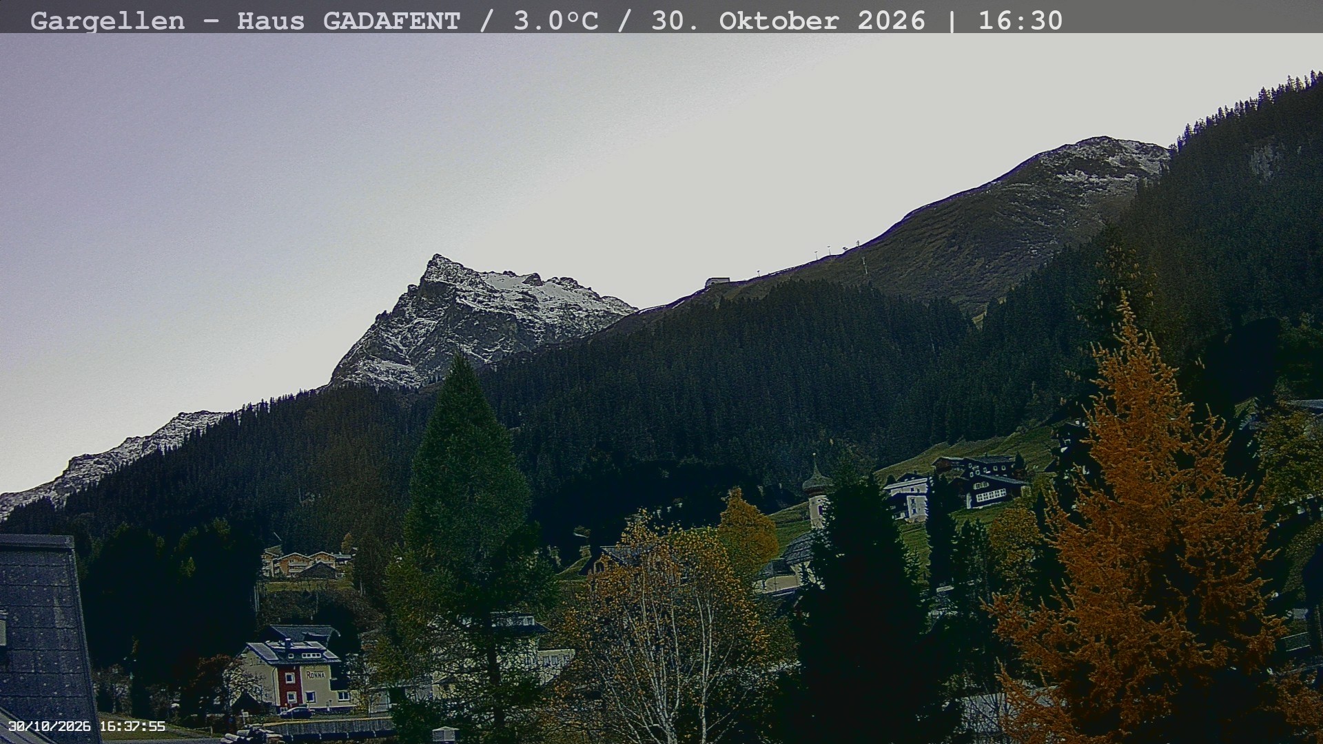 Archived image Webcam Schafberg Gargellen