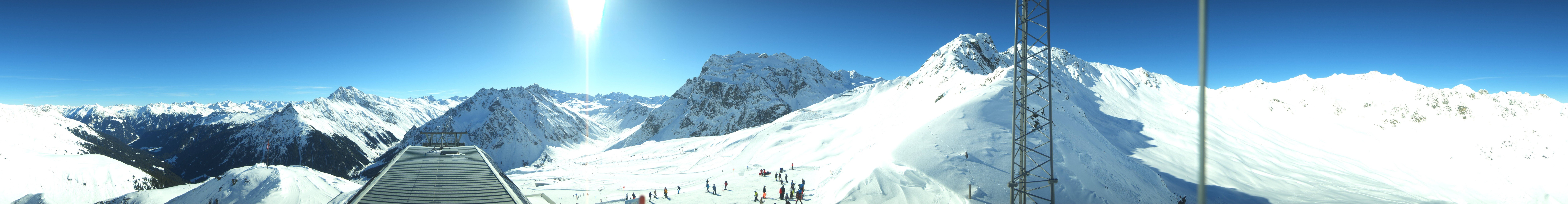 Archived image Webcam Gargellen Panorma view