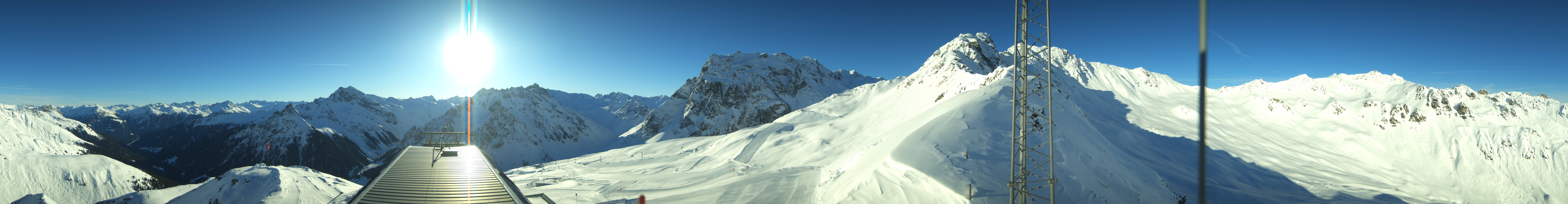 Archived image Webcam Gargellen Panorma view