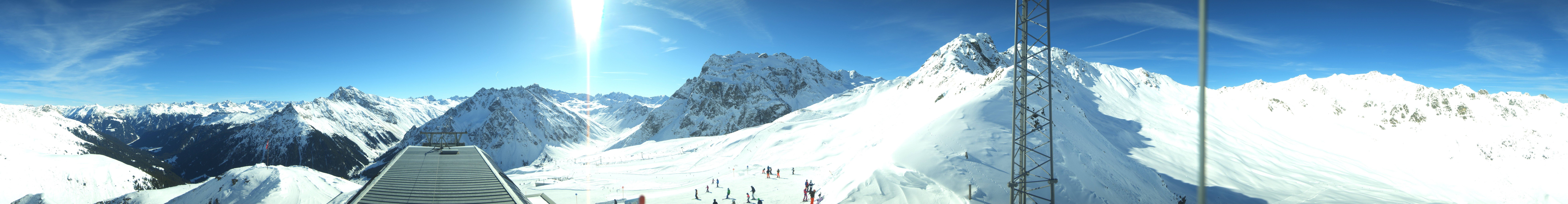 Archived image Webcam Gargellen Panorma view