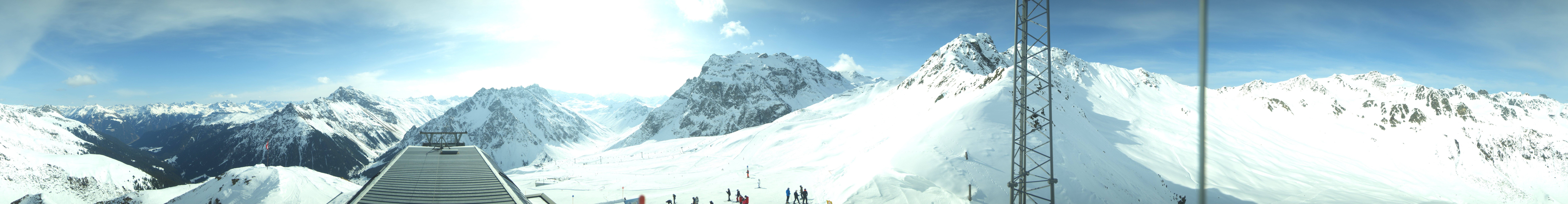 Archived image Webcam Gargellen Panorma view