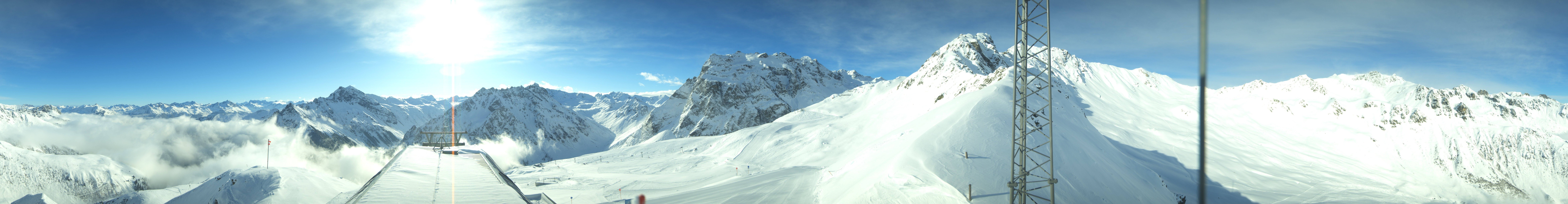 Archiv Foto Webcam Panorama Gargellen (Monafon)