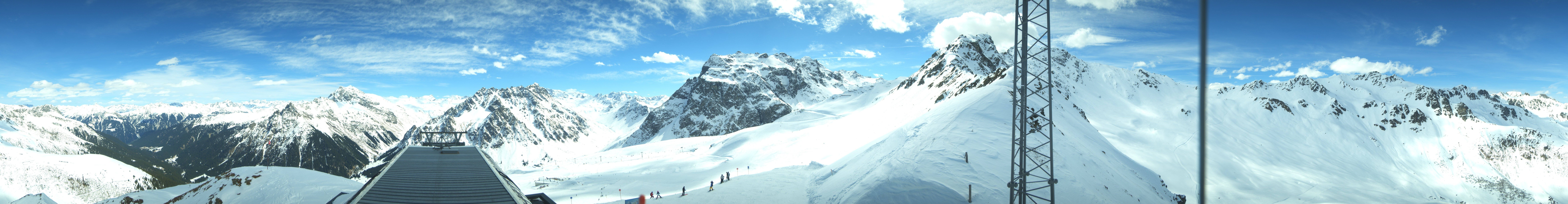 Archived image Webcam Gargellen Panorma view