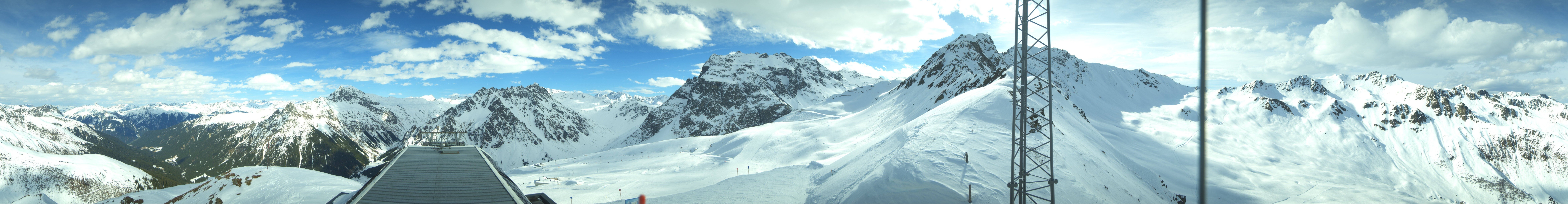 Archived image Webcam Gargellen Panorma view