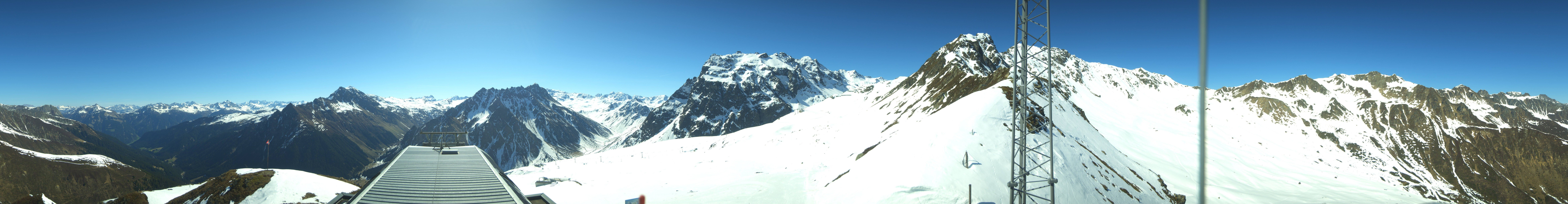 Archiv Foto Webcam Panorama Gargellen (Monafon)