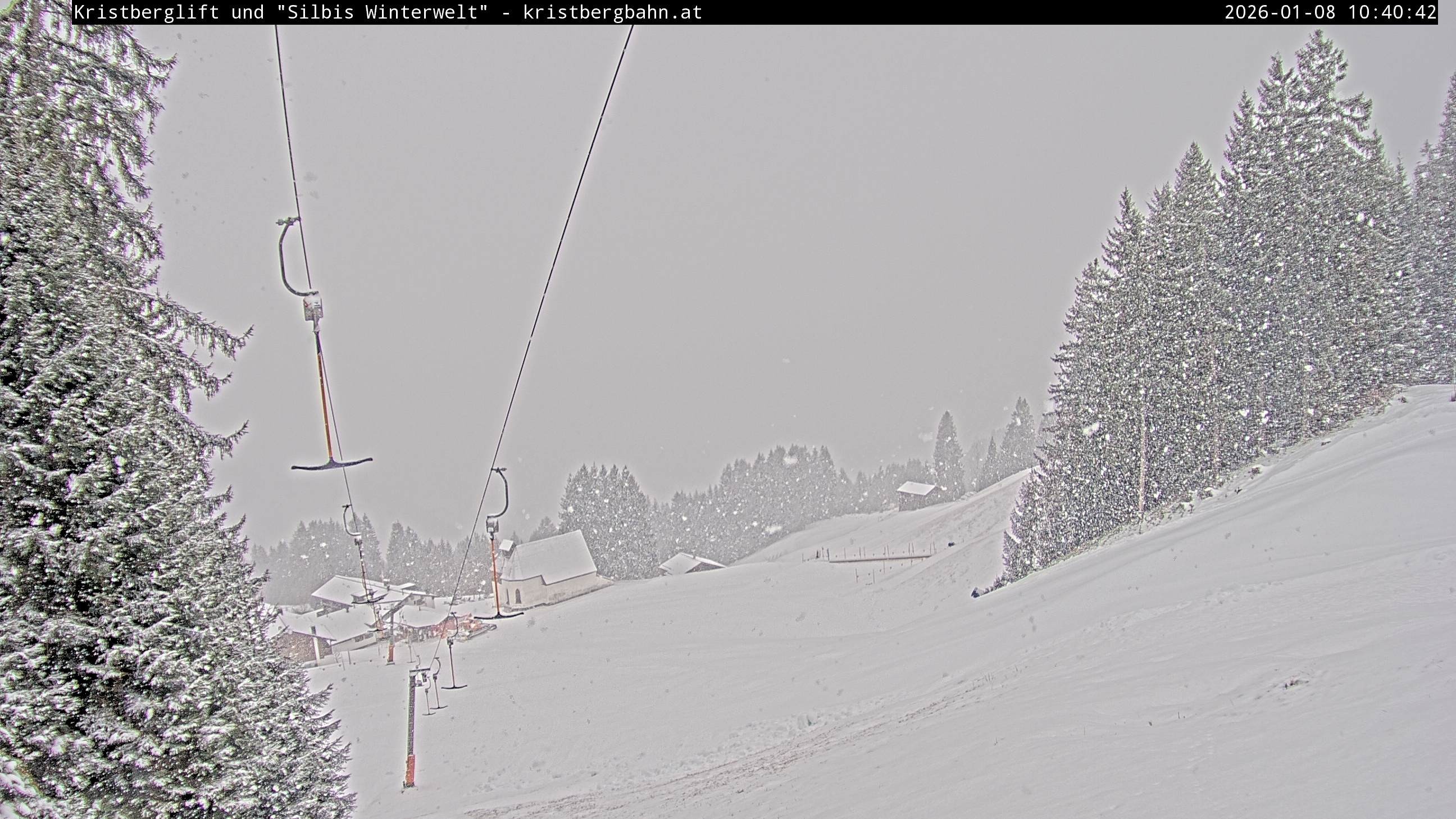 Archiv Foto Webcam Kristberg - Silbertal, St. Agatha Kirche