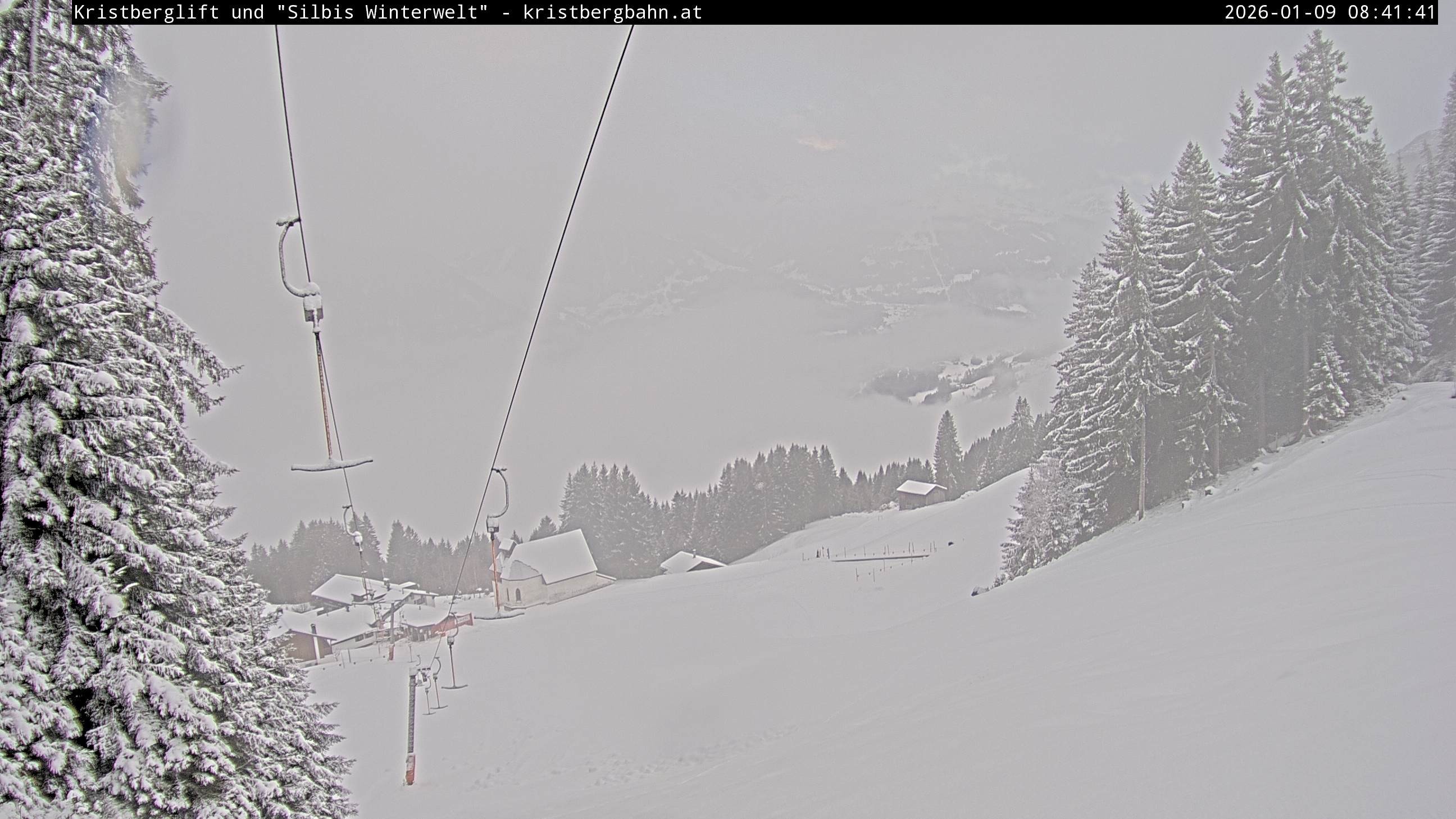 Archiv Foto Webcam Kristberg - Silbertal, St. Agatha Kirche