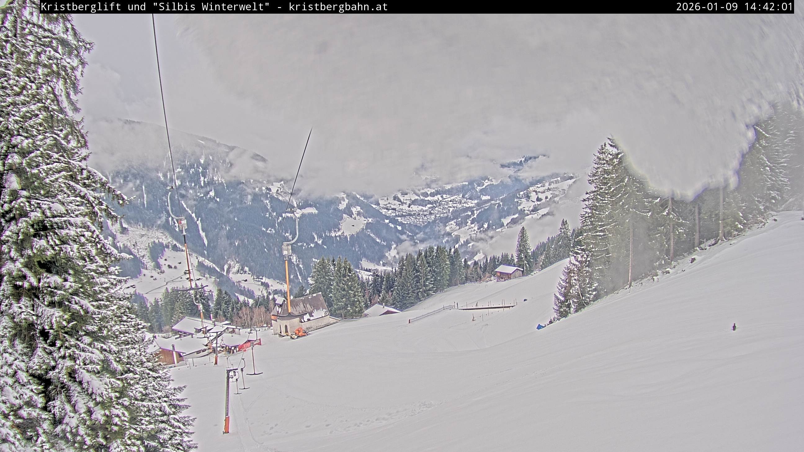 Archiv Foto Webcam Kristberg - Silbertal, St. Agatha Kirche