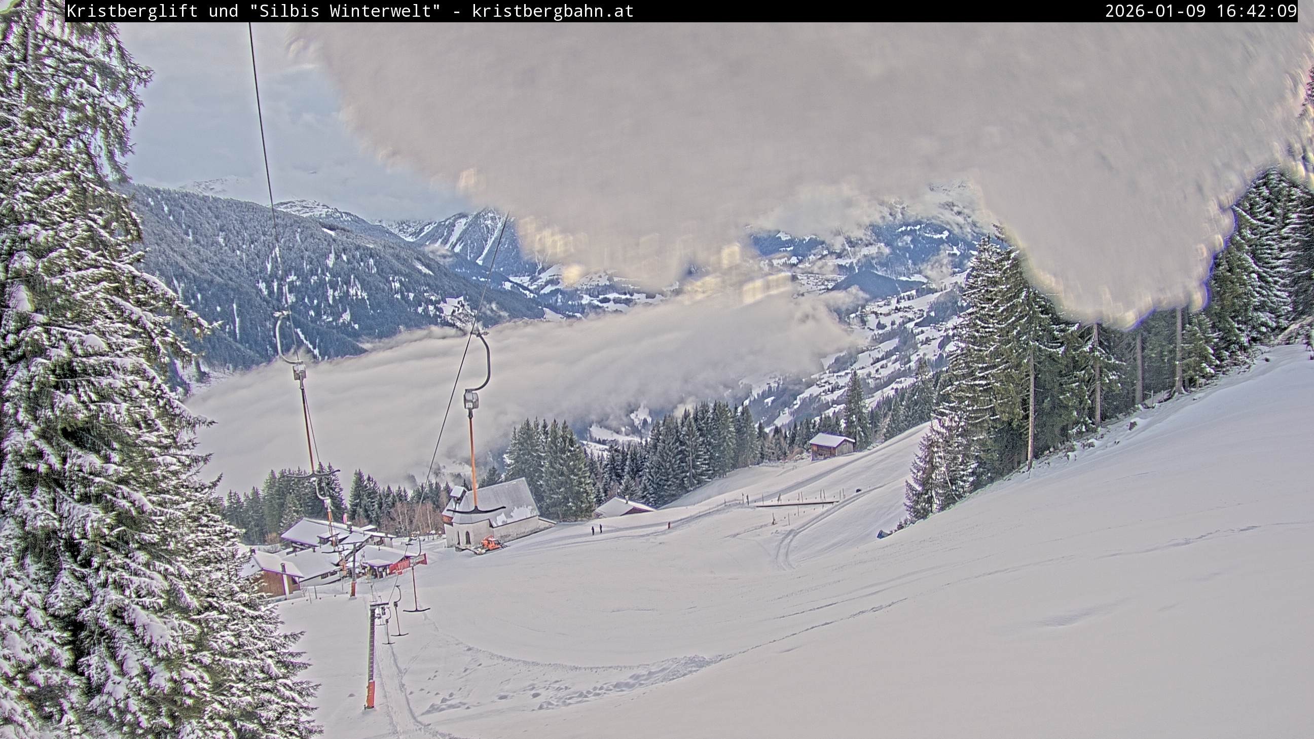 Archiv Foto Webcam Kristberg - Silbertal, St. Agatha Kirche