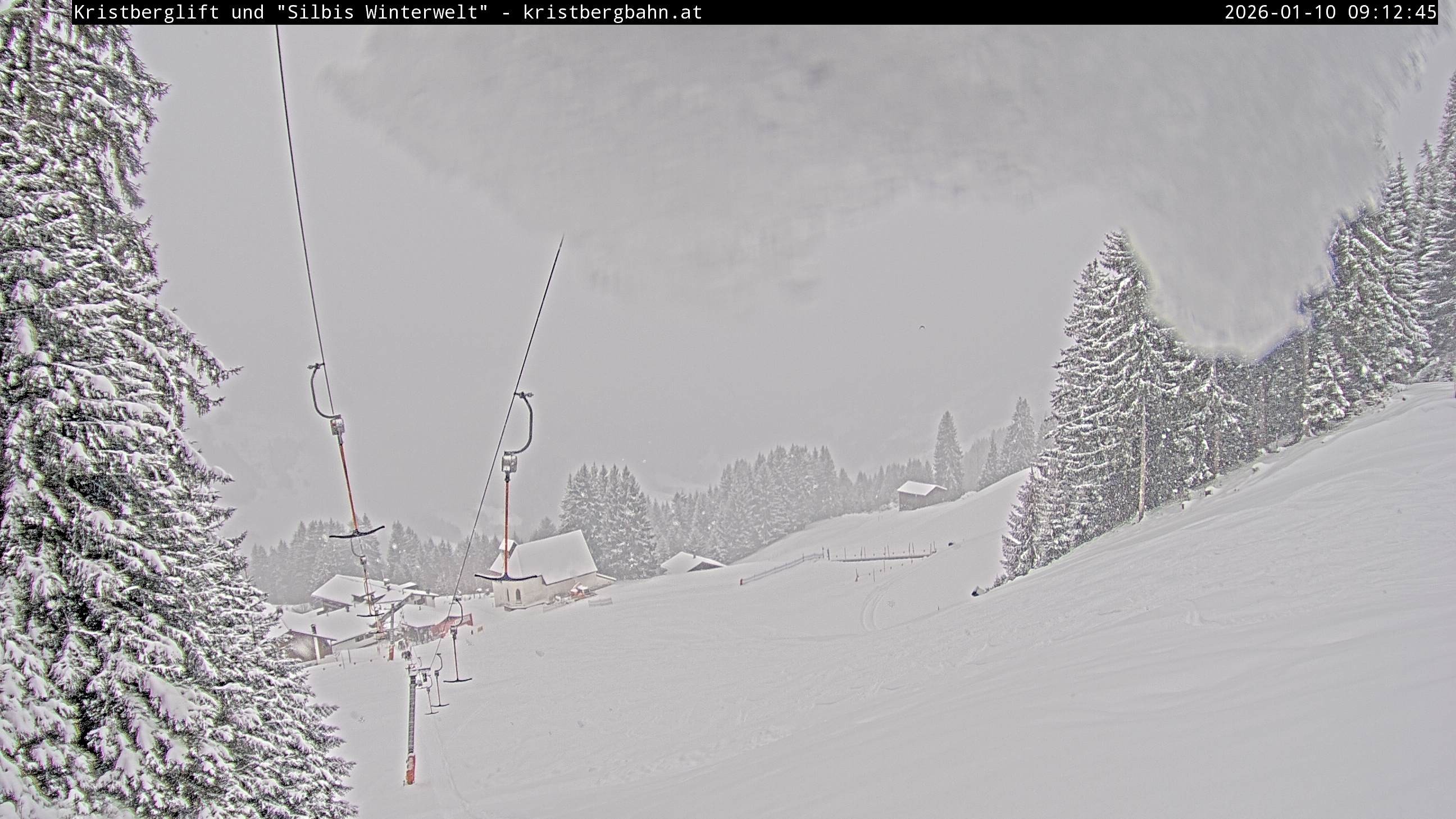 Archiv Foto Webcam Kristberg - Silbertal, St. Agatha Kirche