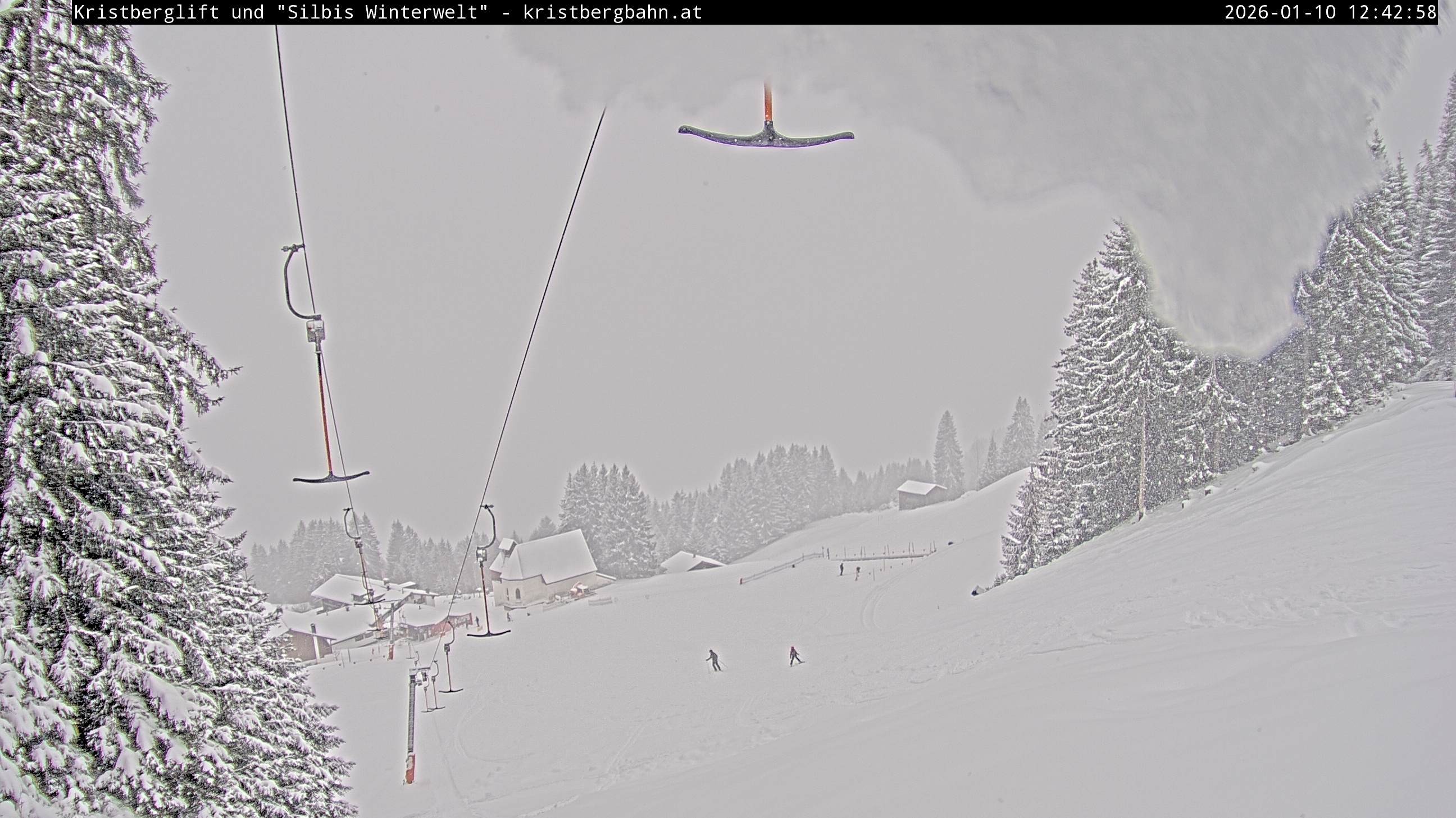 Archiv Foto Webcam Kristberg - Silbertal, St. Agatha Kirche