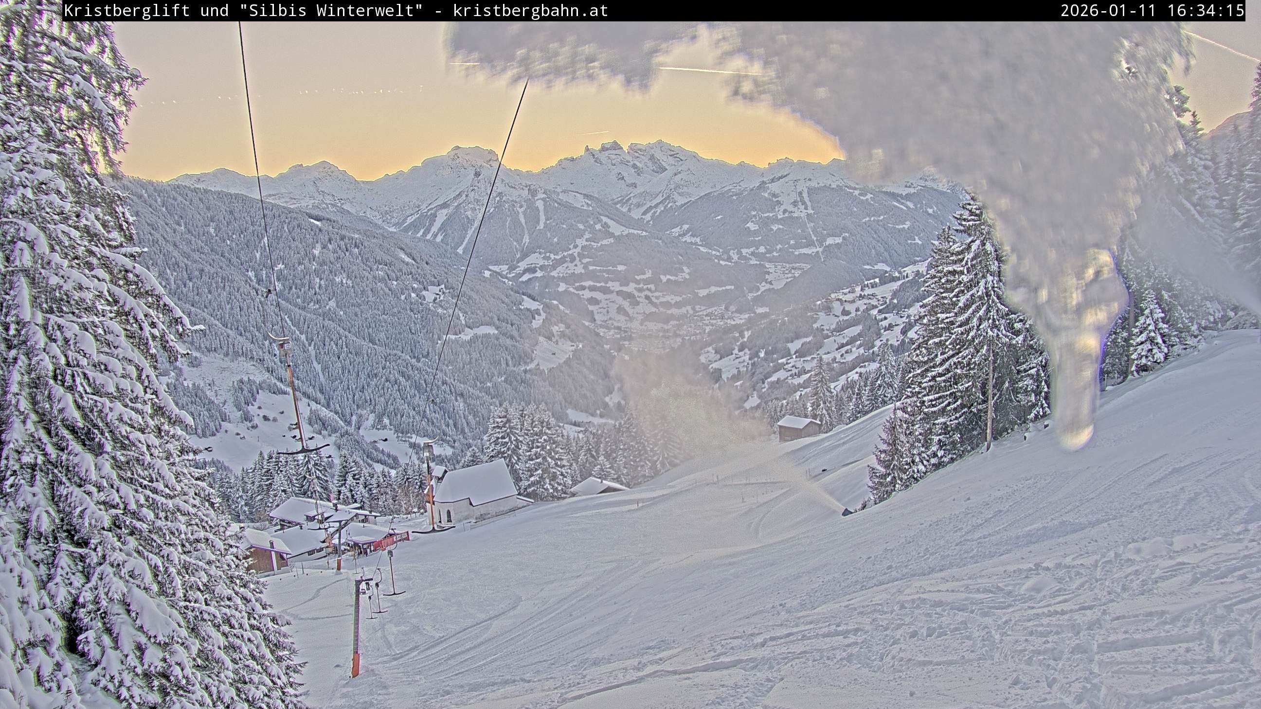 Archiv Foto Webcam Kristberg - Silbertal, St. Agatha Kirche