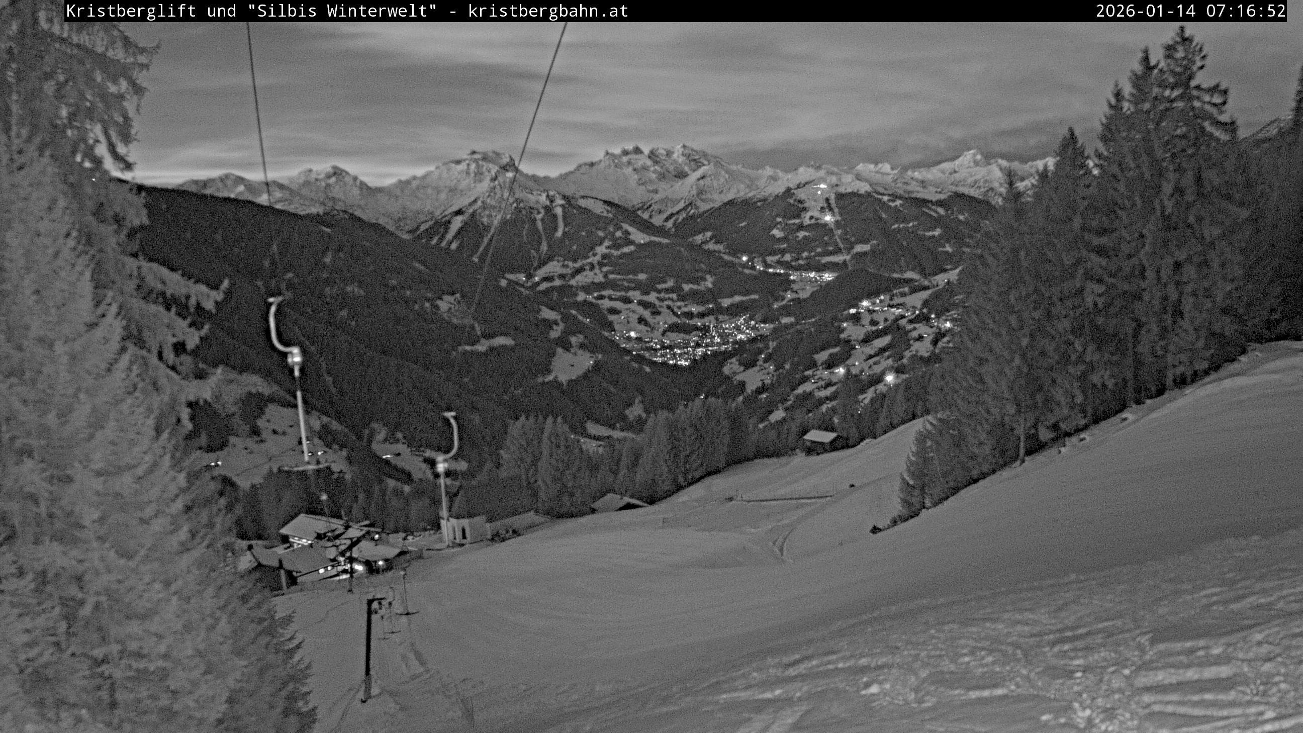 Archiv Foto Webcam Kristberg - Silbertal, St. Agatha Kirche