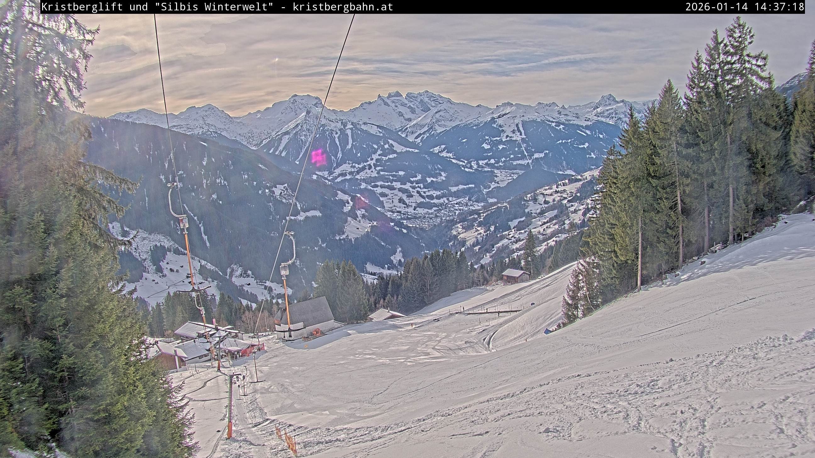 Archiv Foto Webcam Kristberg - Silbertal, St. Agatha Kirche