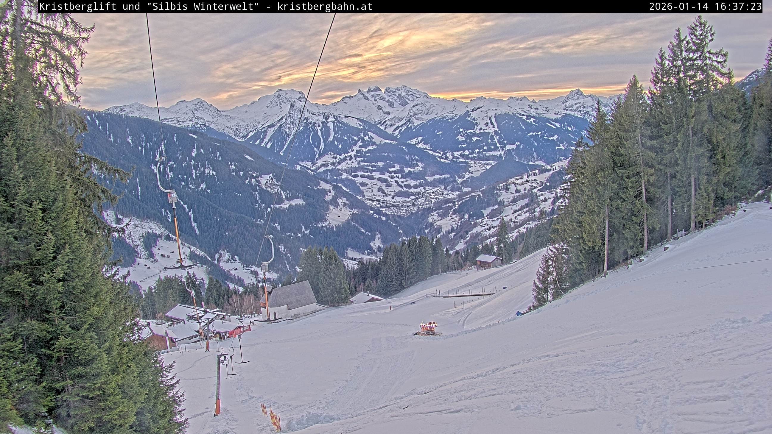 Archiv Foto Webcam Kristberg - Silbertal, St. Agatha Kirche