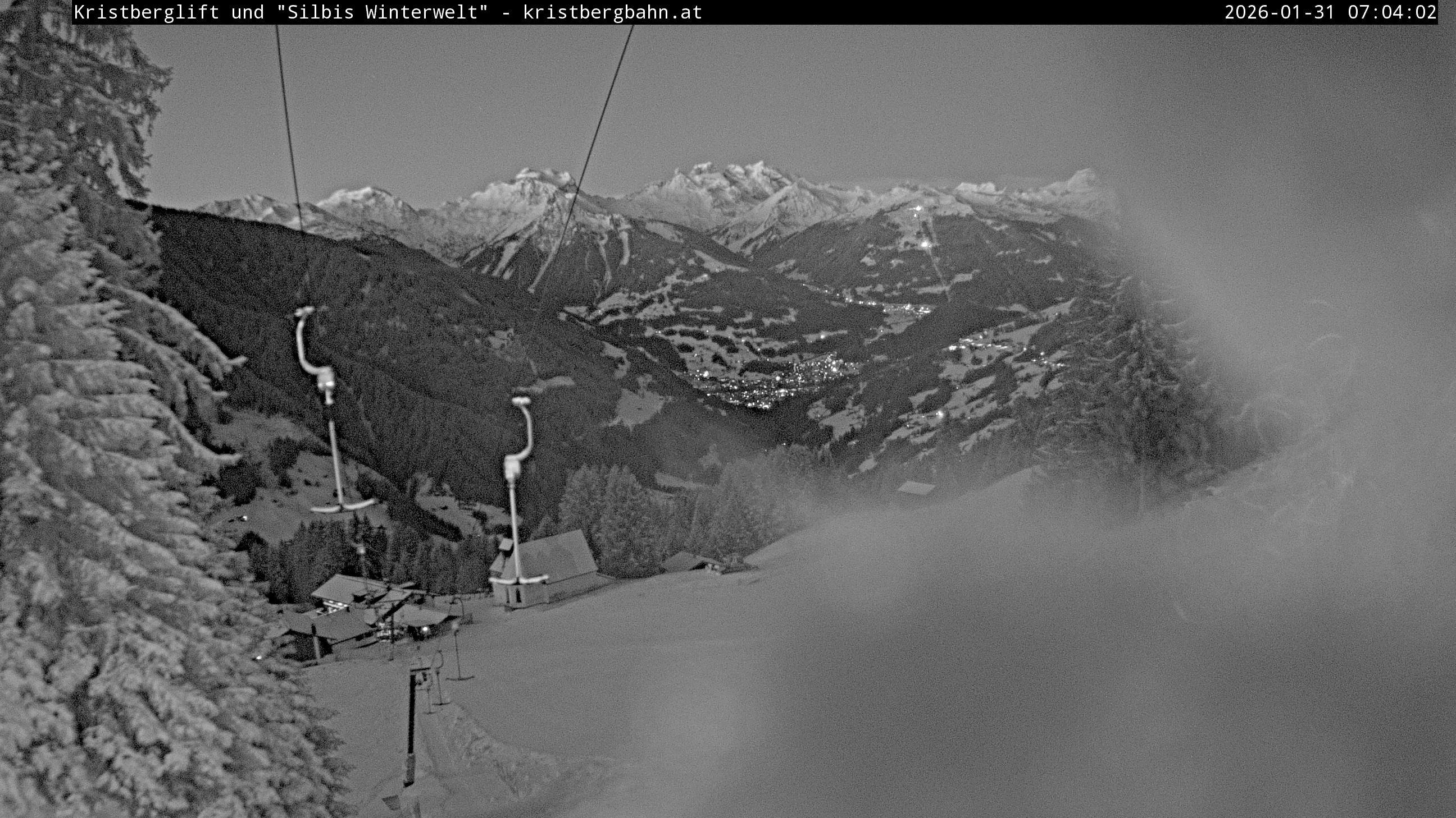 Archiv Foto Webcam Kristberg - Silbertal, St. Agatha Kirche