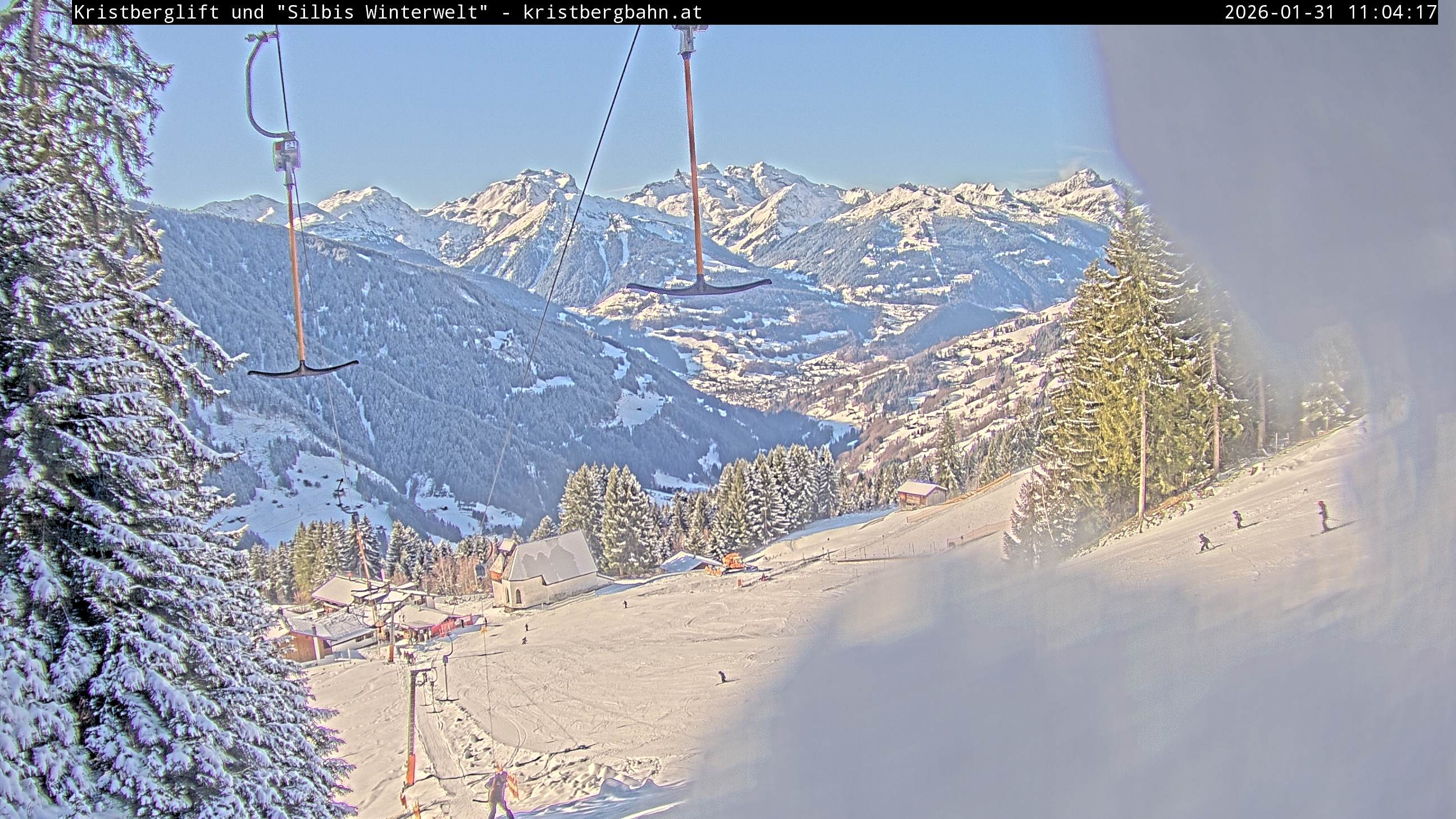 Archiv Foto Webcam Kristberg - Silbertal, St. Agatha Kirche