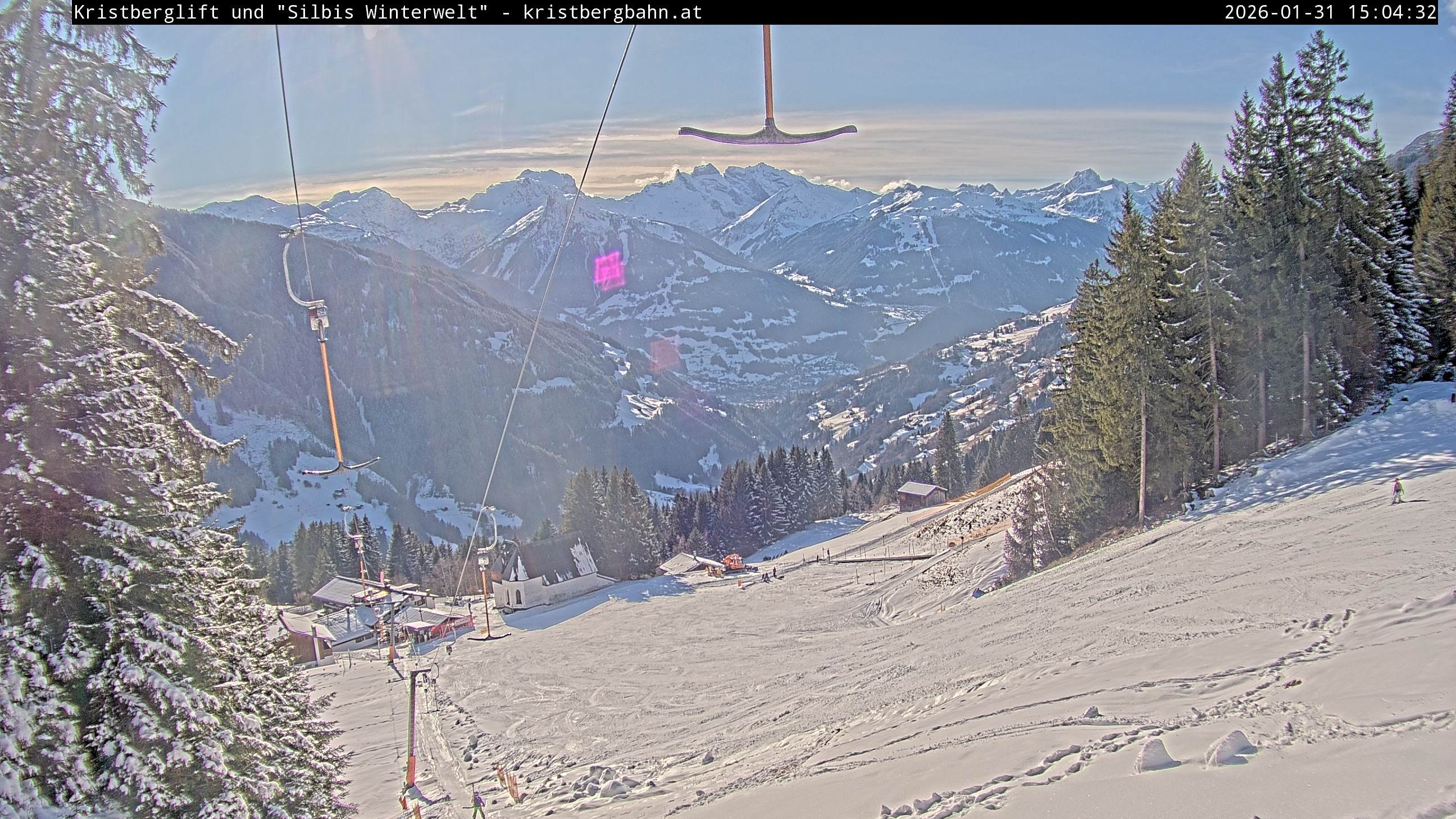 Archiv Foto Webcam Kristberg - Silbertal, St. Agatha Kirche