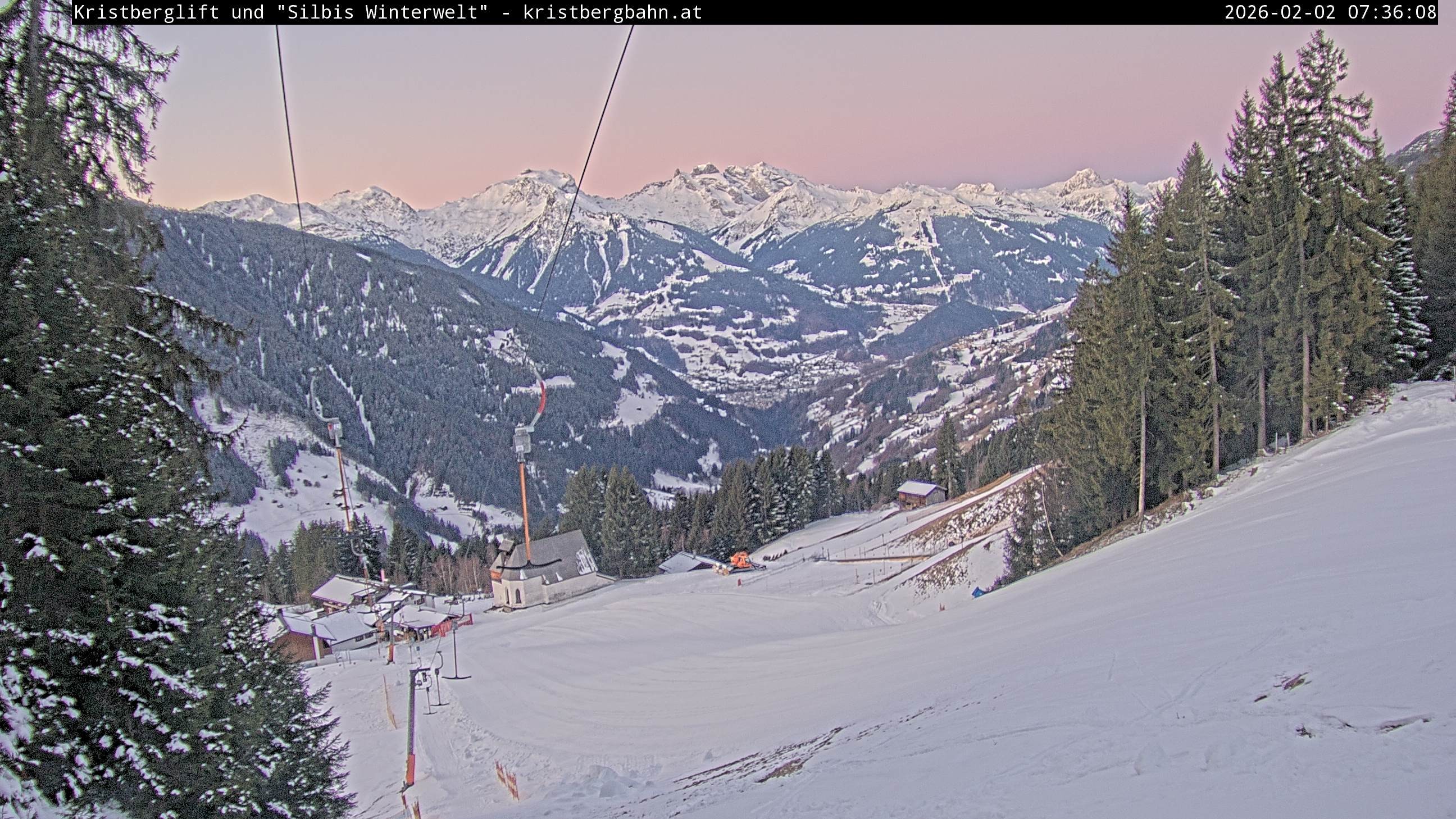 Archiv Foto Webcam Kristberg - Silbertal, St. Agatha Kirche