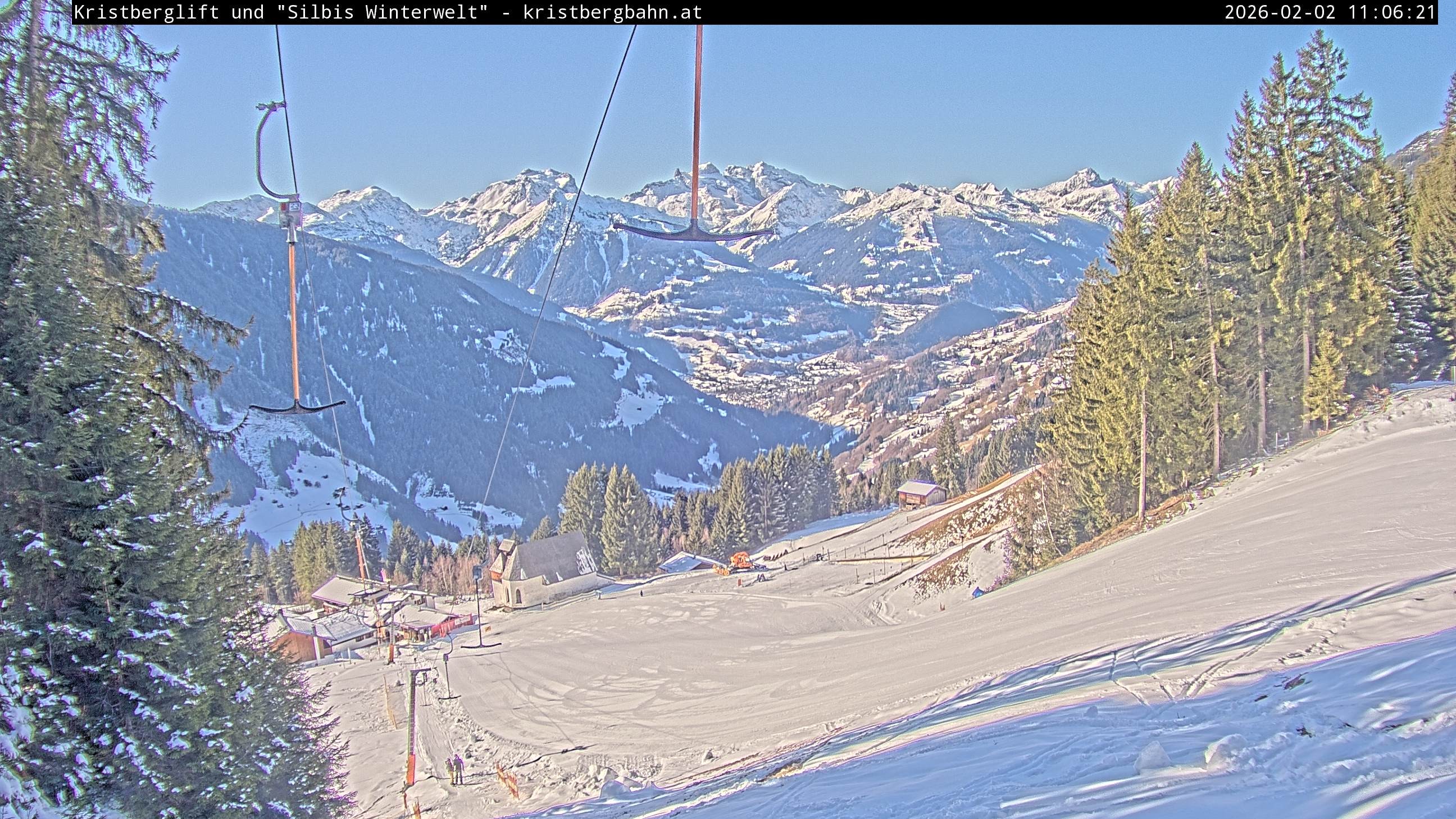 Archiv Foto Webcam Kristberg - Silbertal, St. Agatha Kirche