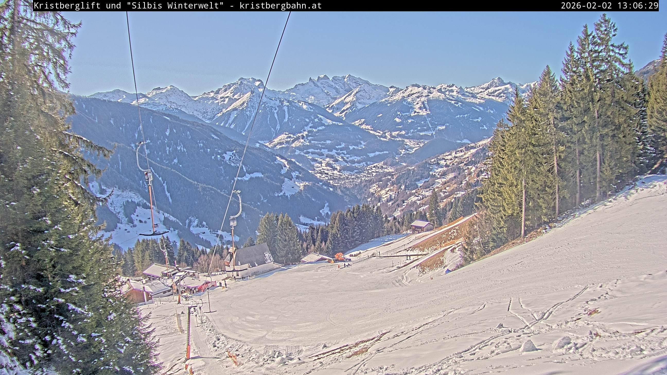 Archiv Foto Webcam Kristberg - Silbertal, St. Agatha Kirche