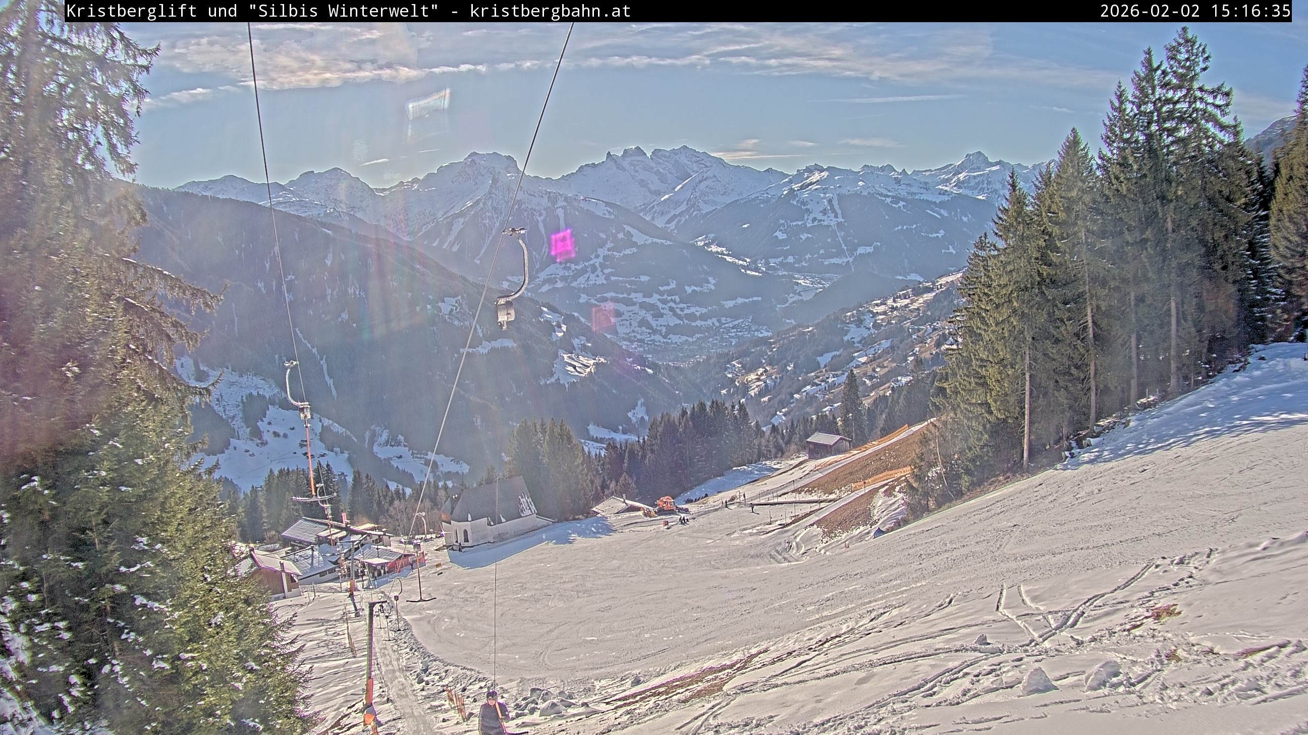 Archiv Foto Webcam Kristberg - Silbertal, St. Agatha Kirche