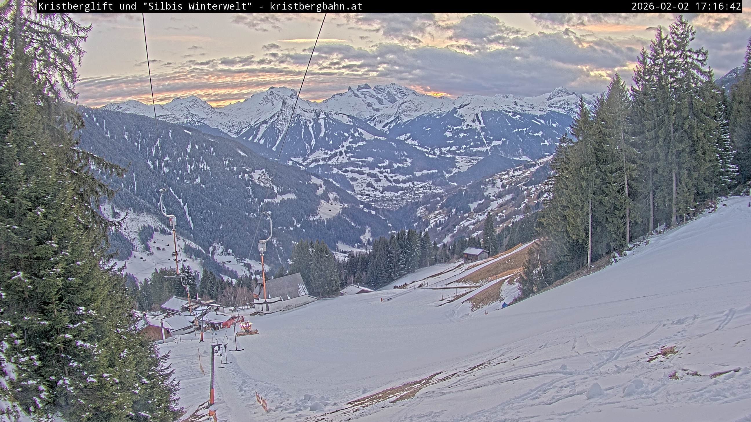 Archiv Foto Webcam Kristberg - Silbertal, St. Agatha Kirche