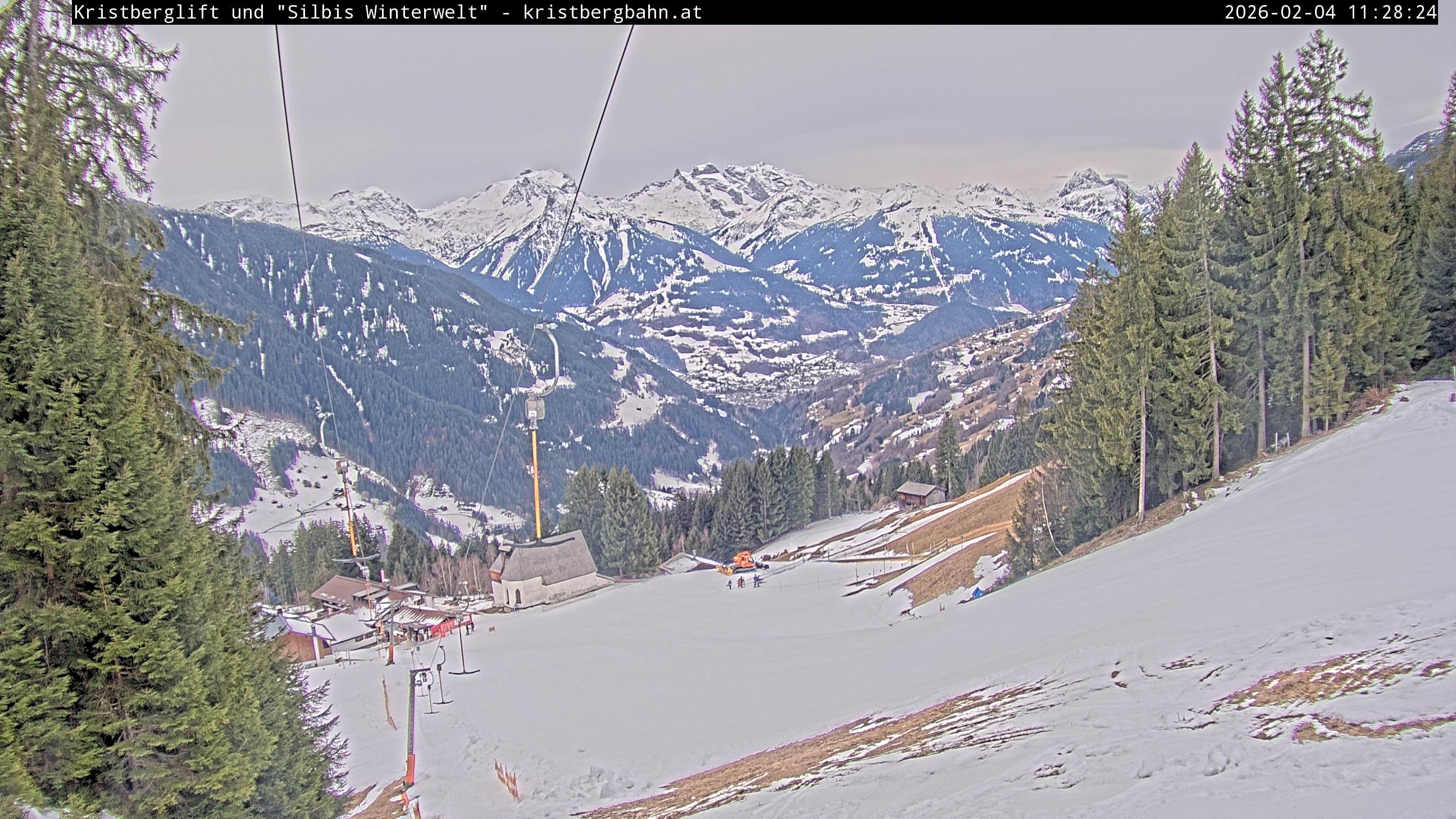 Archiv Foto Webcam Kristberg - Silbertal, St. Agatha Kirche