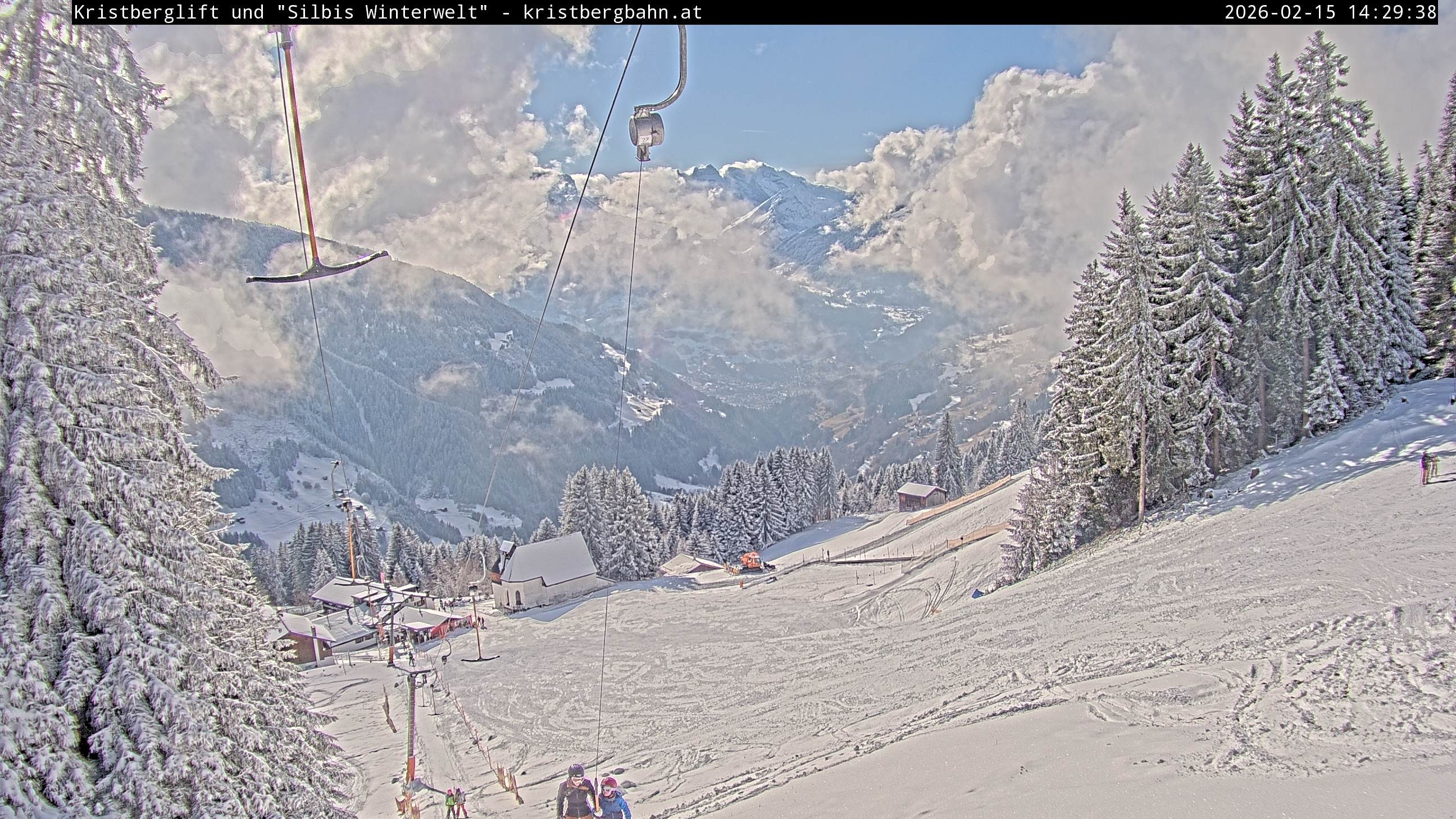 Archiv Foto Webcam Kristberg - Silbertal, St. Agatha Kirche