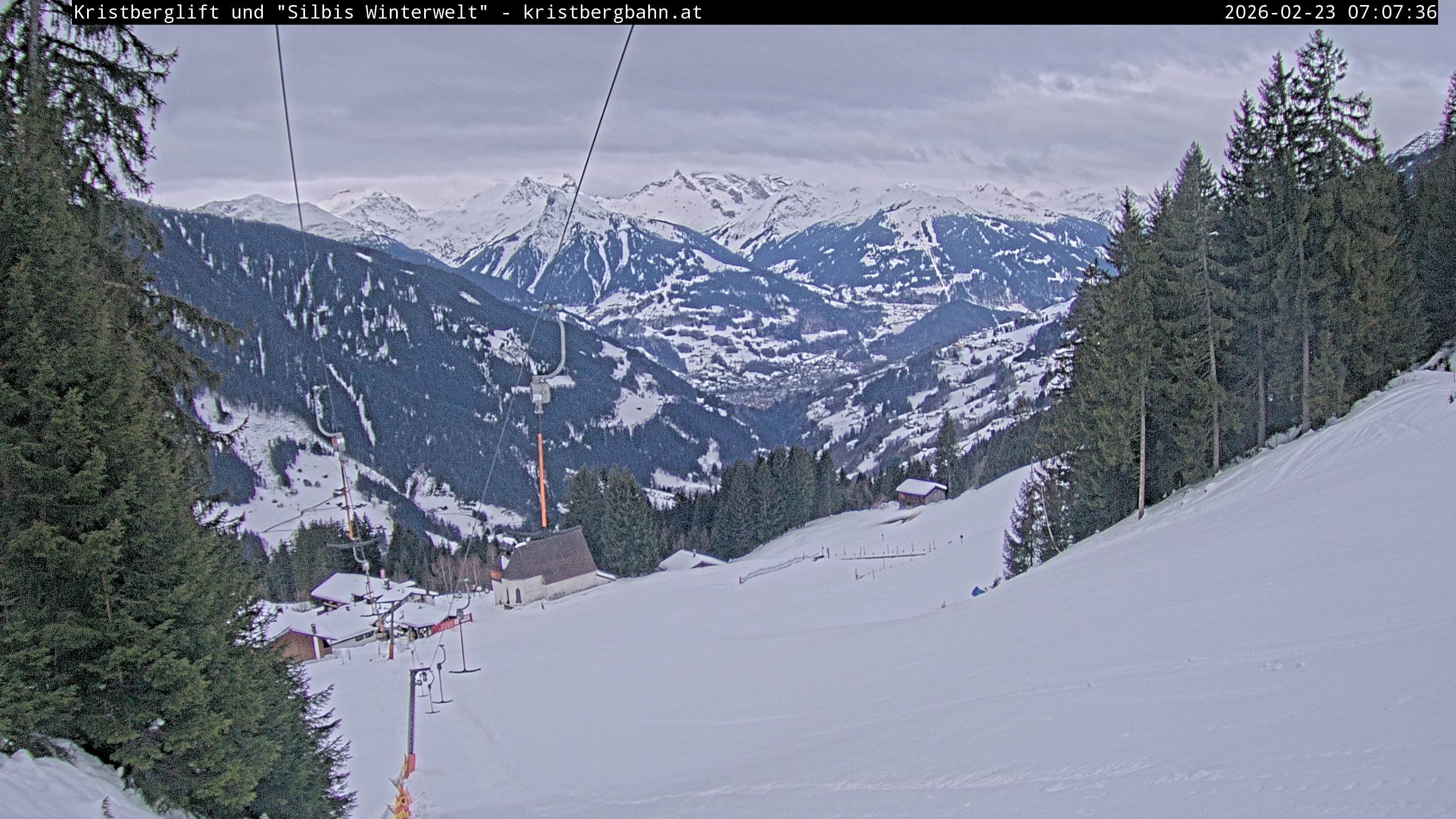 Archiv Foto Webcam Kristberg - Silbertal, St. Agatha Kirche