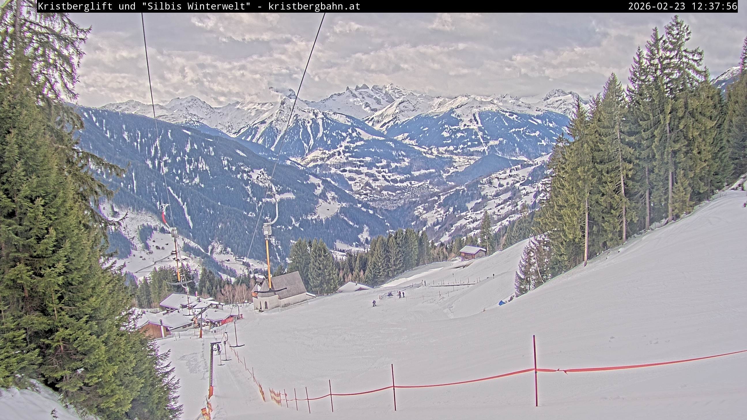 Archiv Foto Webcam Kristberg - Silbertal, St. Agatha Kirche