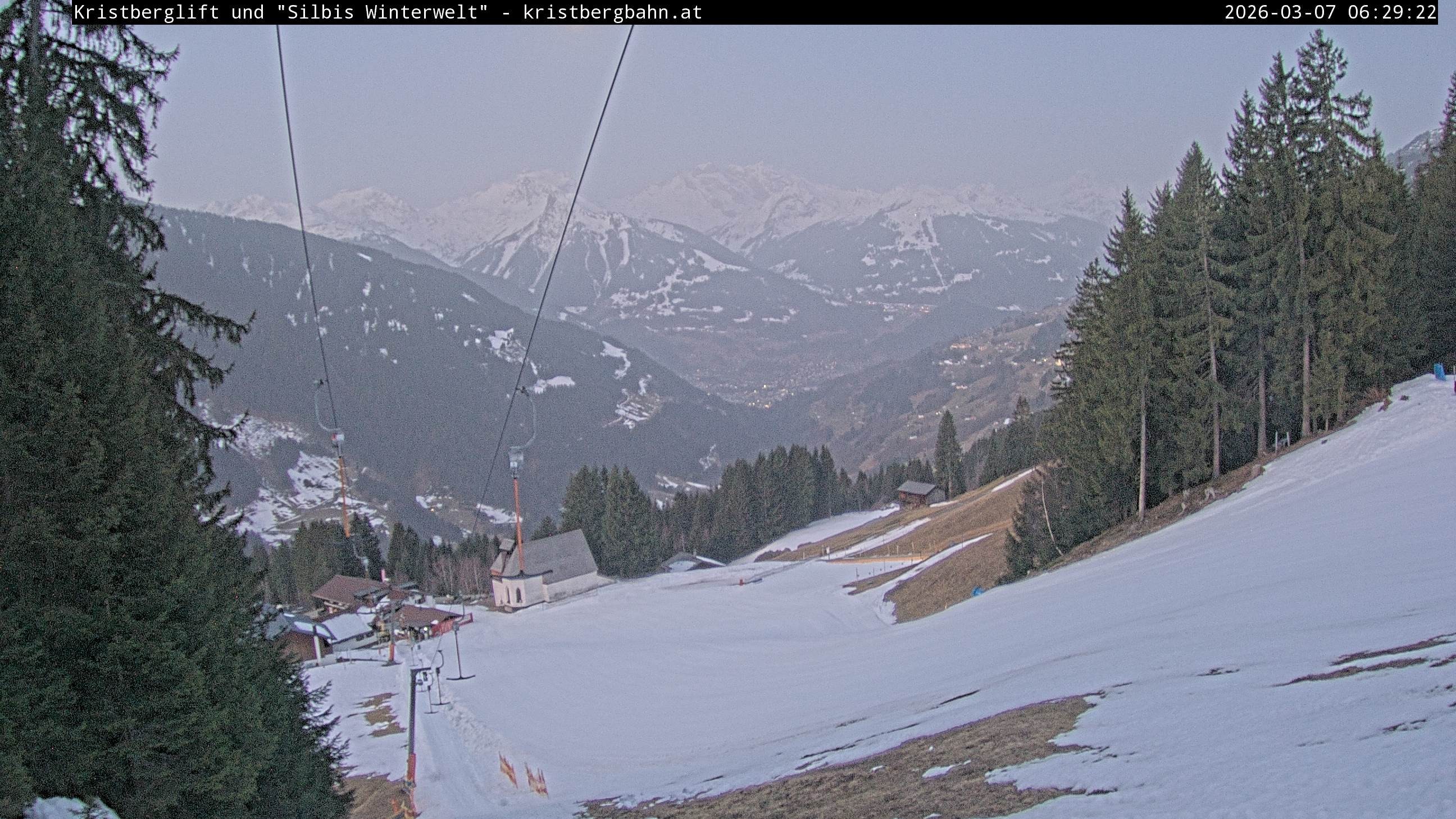 Archiv Foto Webcam Kristberg - Silbertal, St. Agatha Kirche