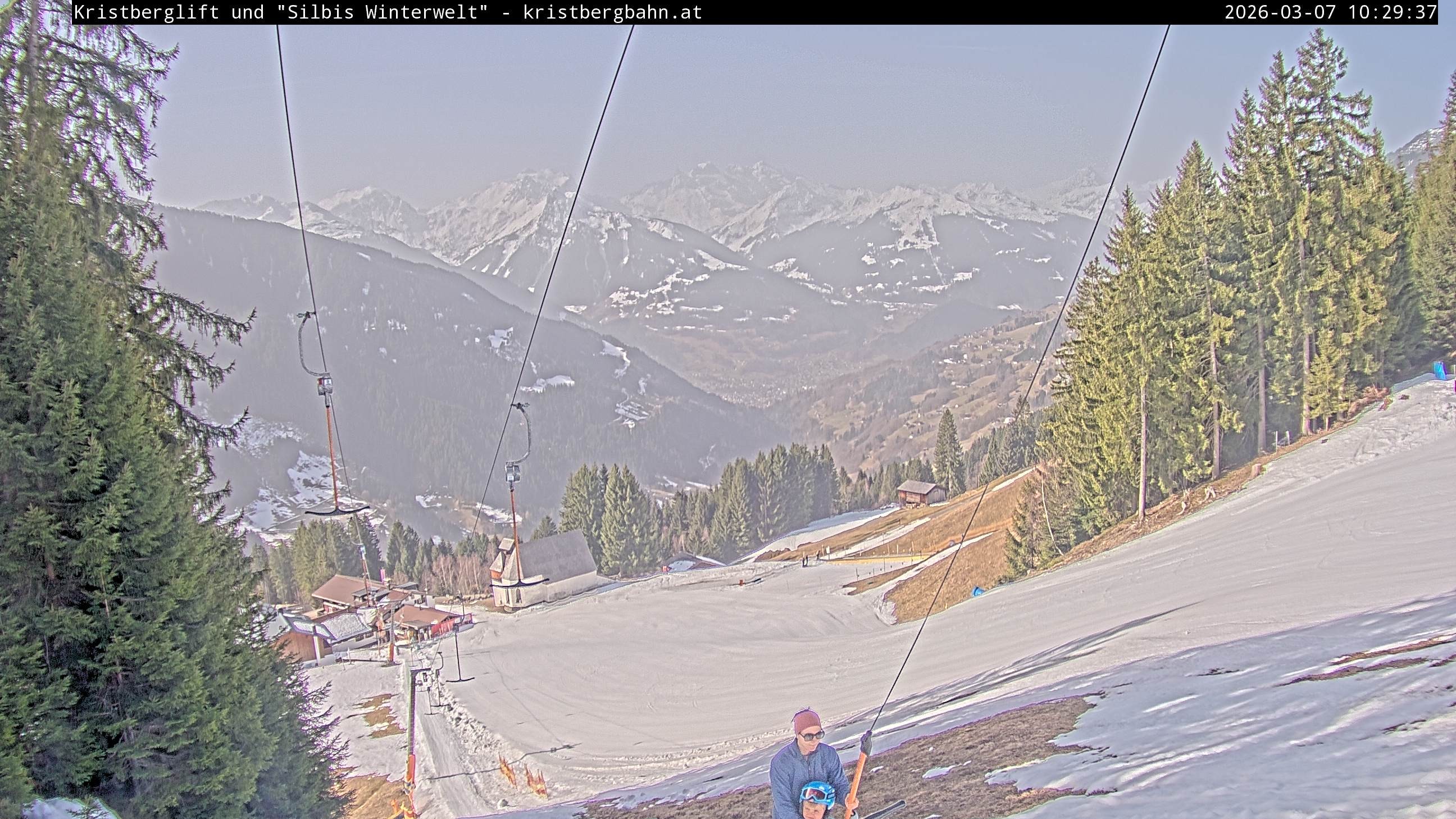 Archiv Foto Webcam Kristberg - Silbertal, St. Agatha Kirche