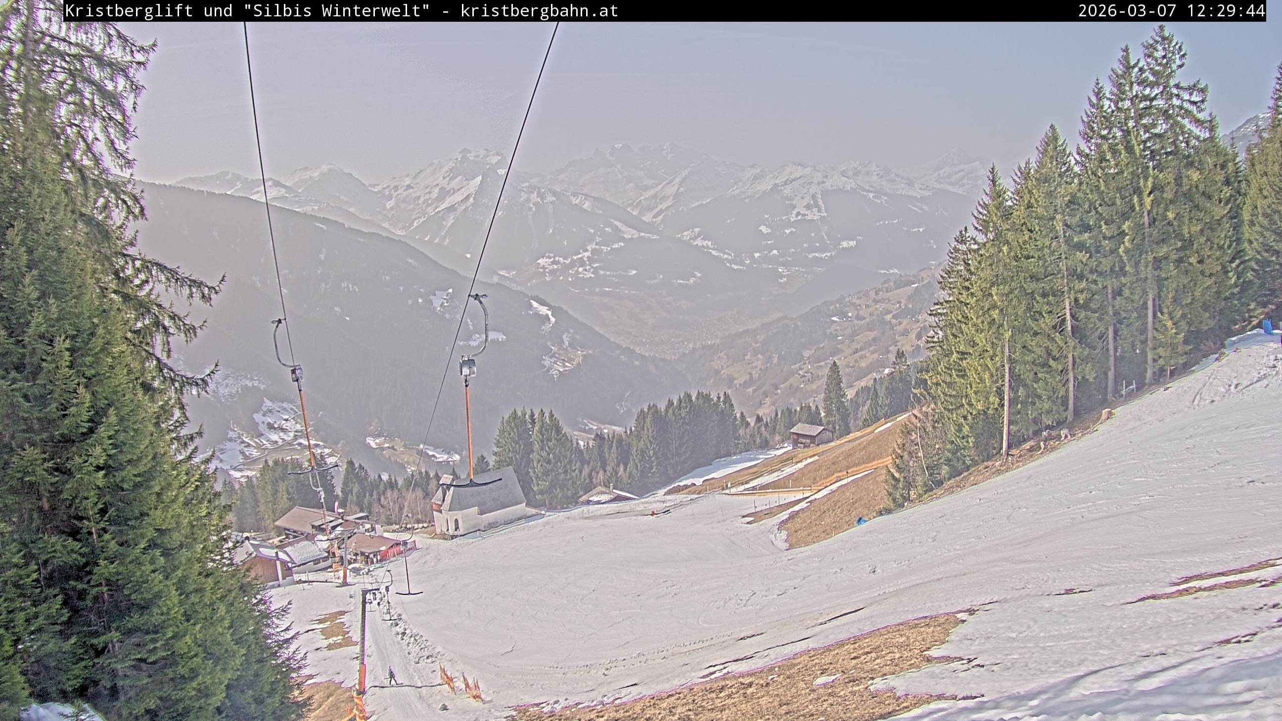 Archiv Foto Webcam Kristberg - Silbertal, St. Agatha Kirche