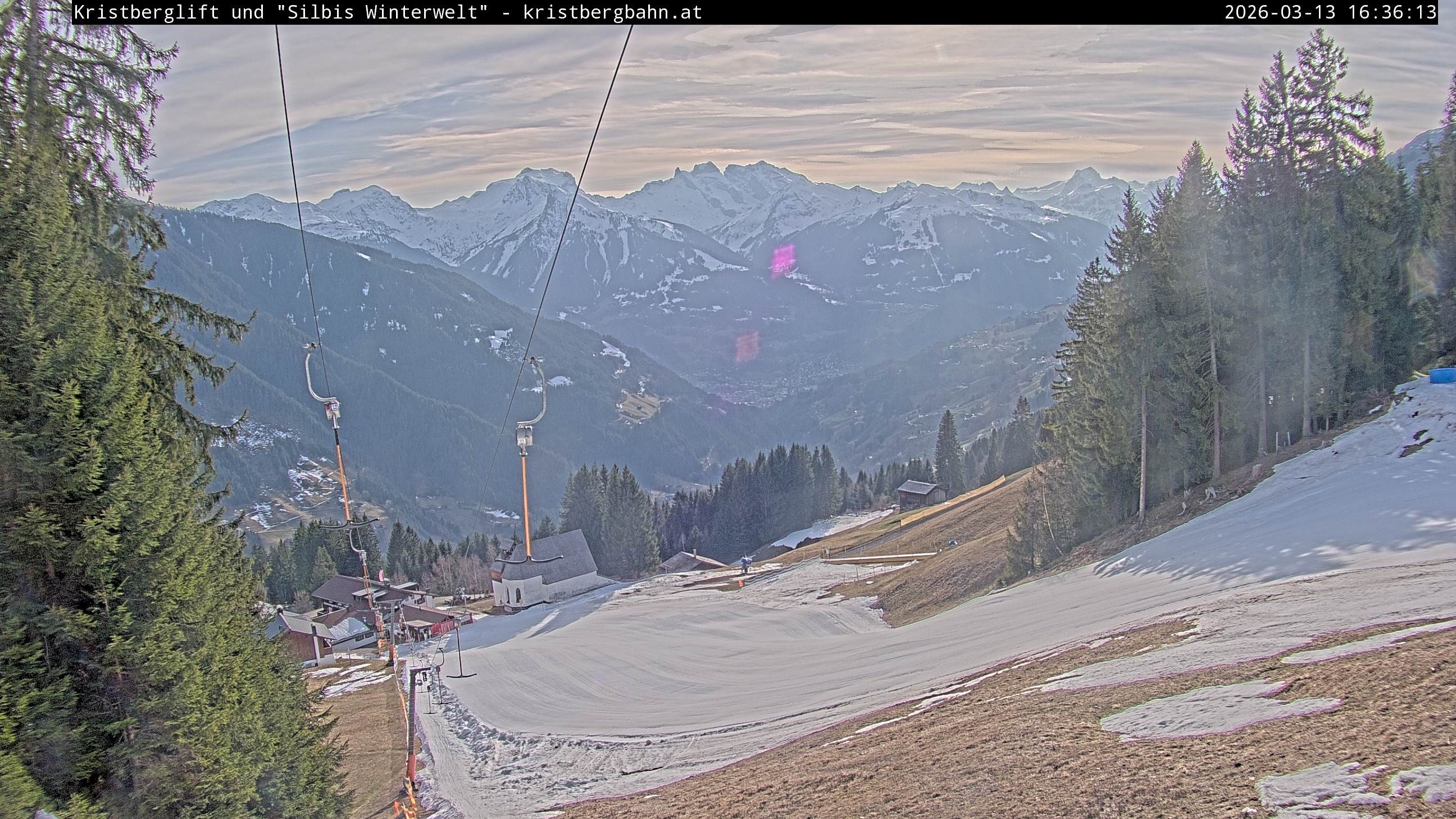 Archiv Foto Webcam Kristberg - Silbertal, St. Agatha Kirche