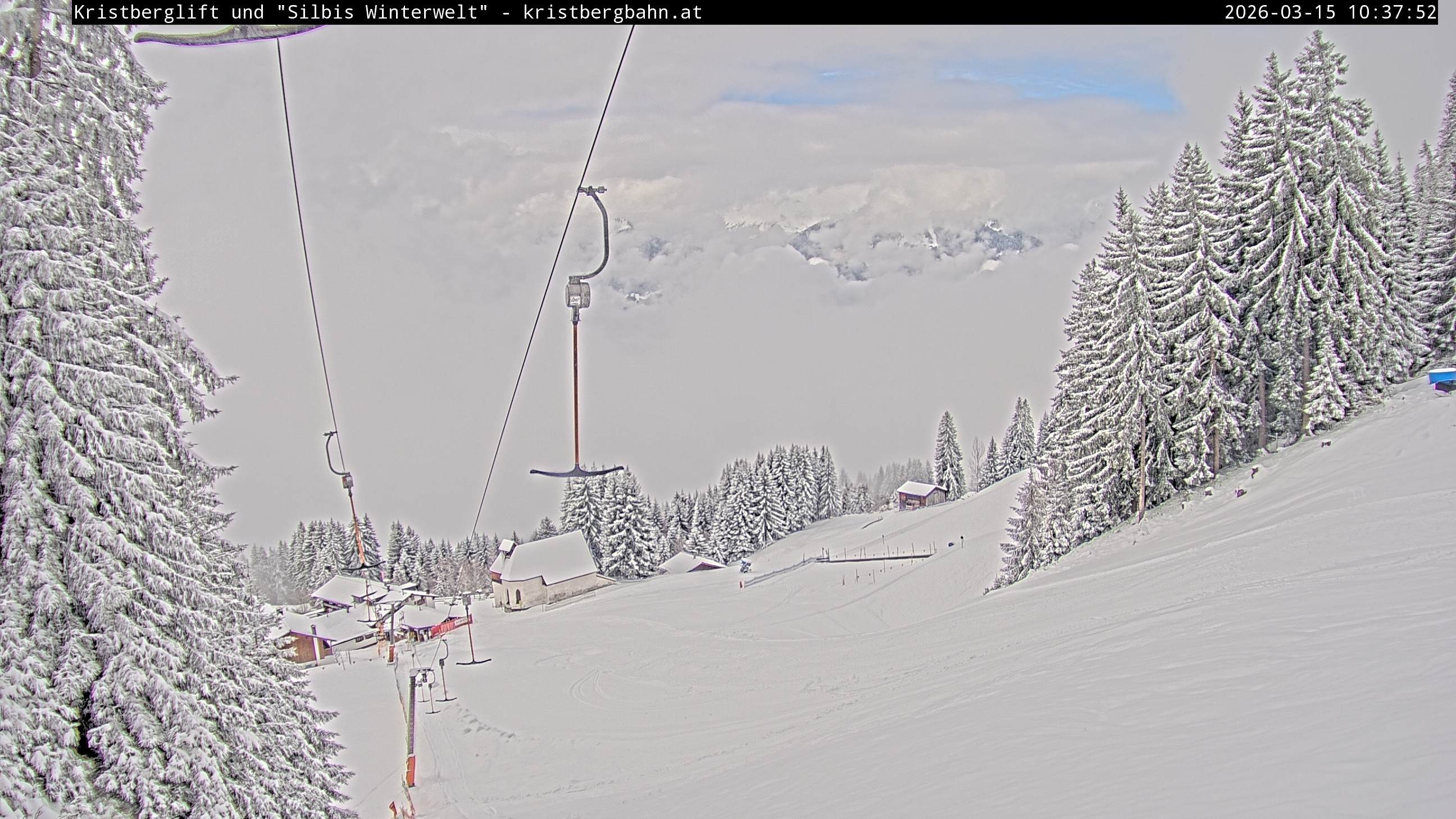 Archiv Foto Webcam Kristberg - Silbertal, St. Agatha Kirche