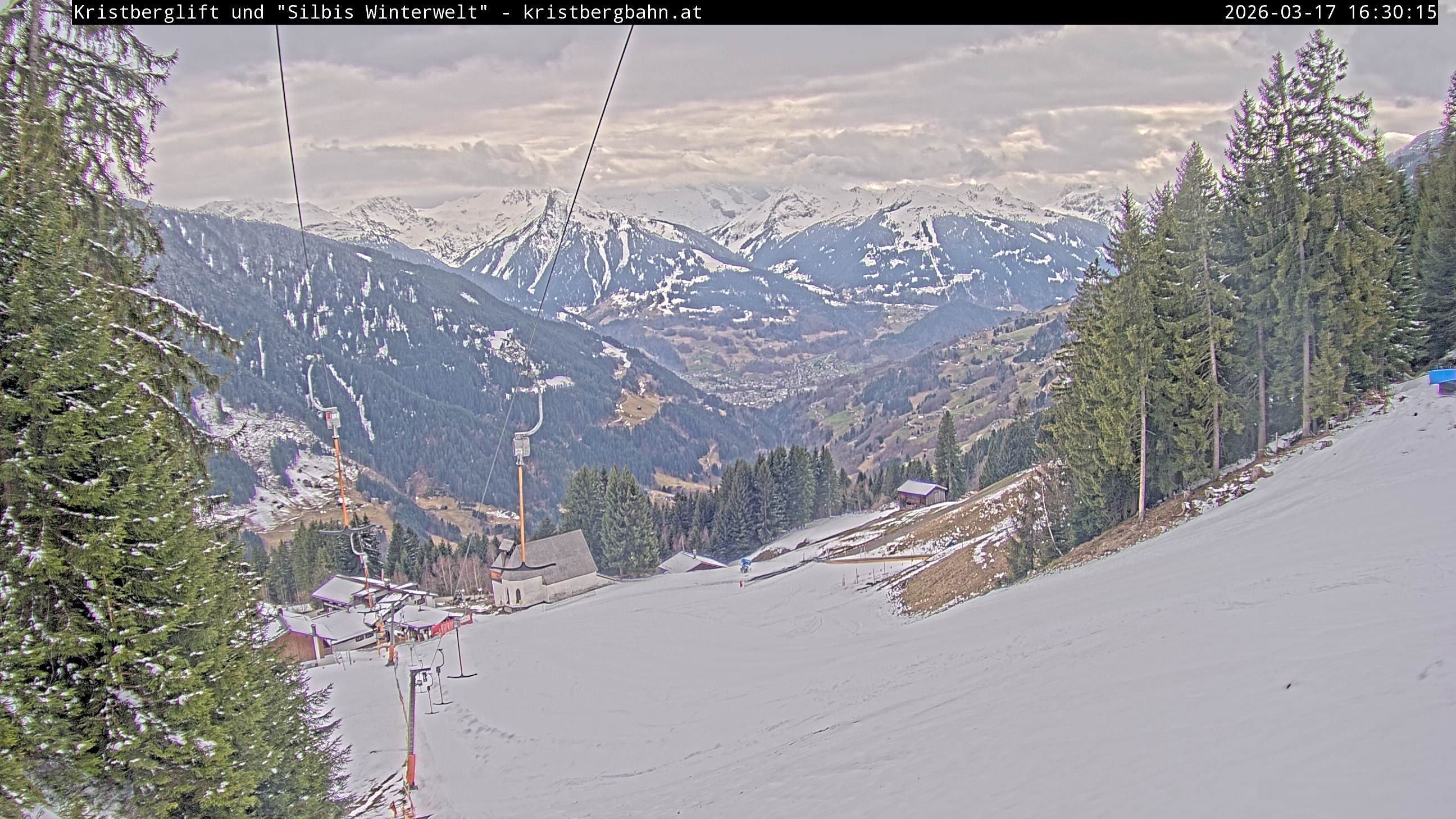 Archiv Foto Webcam Kristberg - Silbertal, St. Agatha Kirche