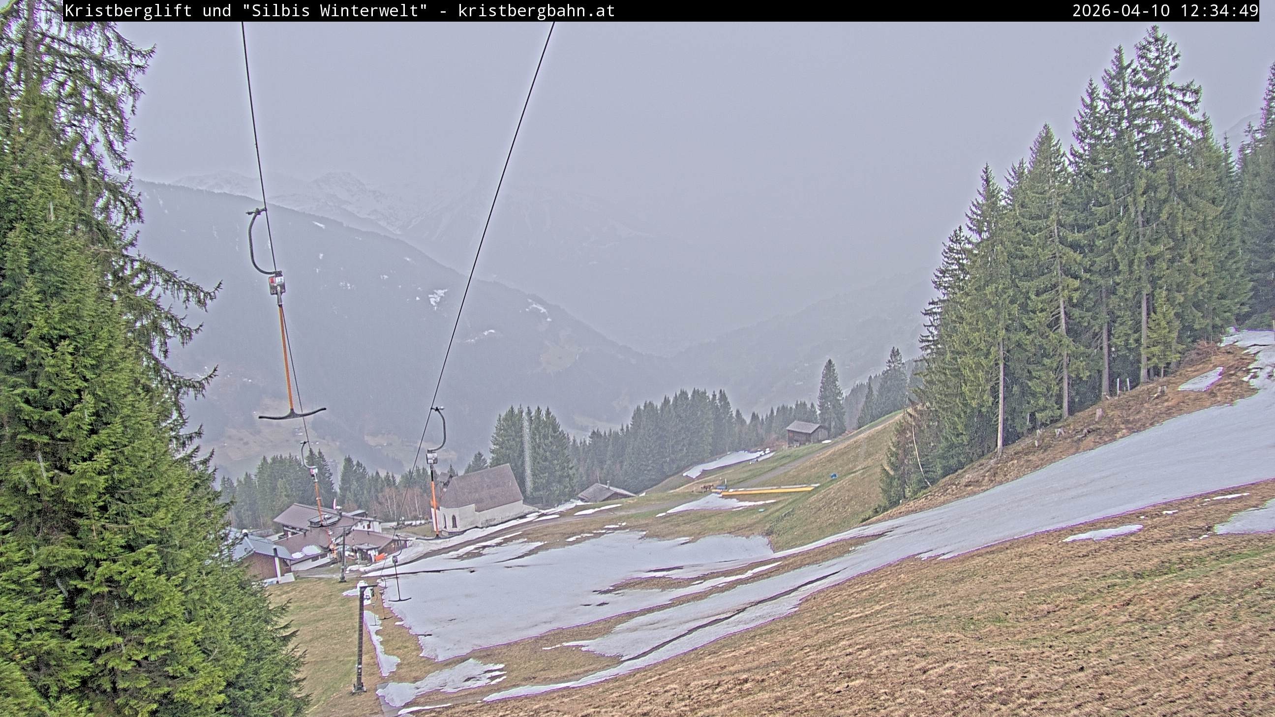 Archiv Foto Webcam Kristberg - Silbertal, St. Agatha Kirche