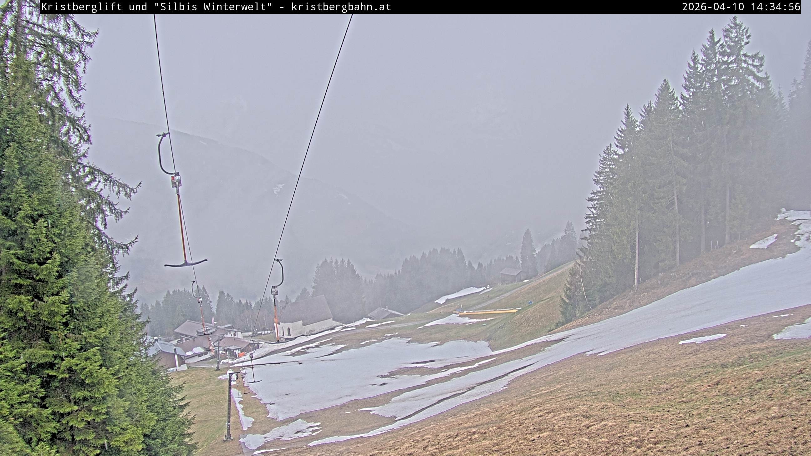 Archiv Foto Webcam Kristberg - Silbertal, St. Agatha Kirche