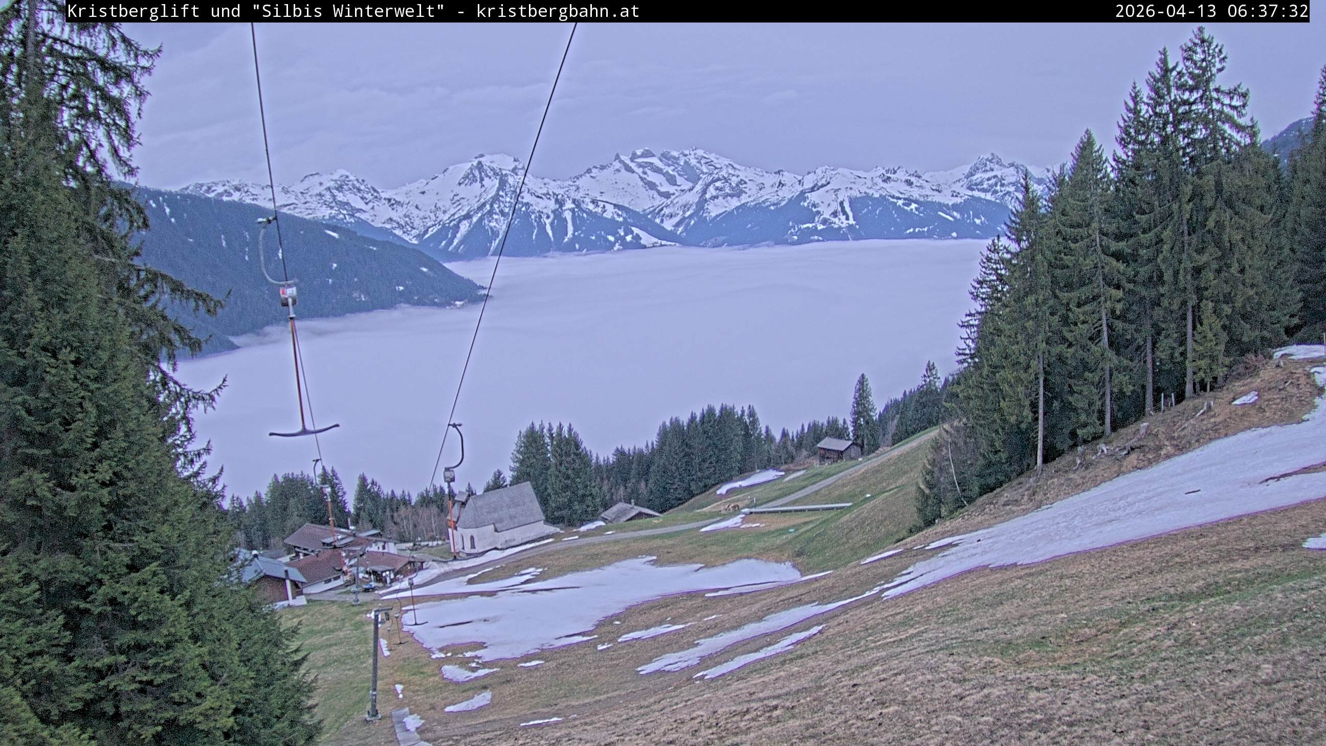 Archived image Webcam Kristberg, St. Agatha Church