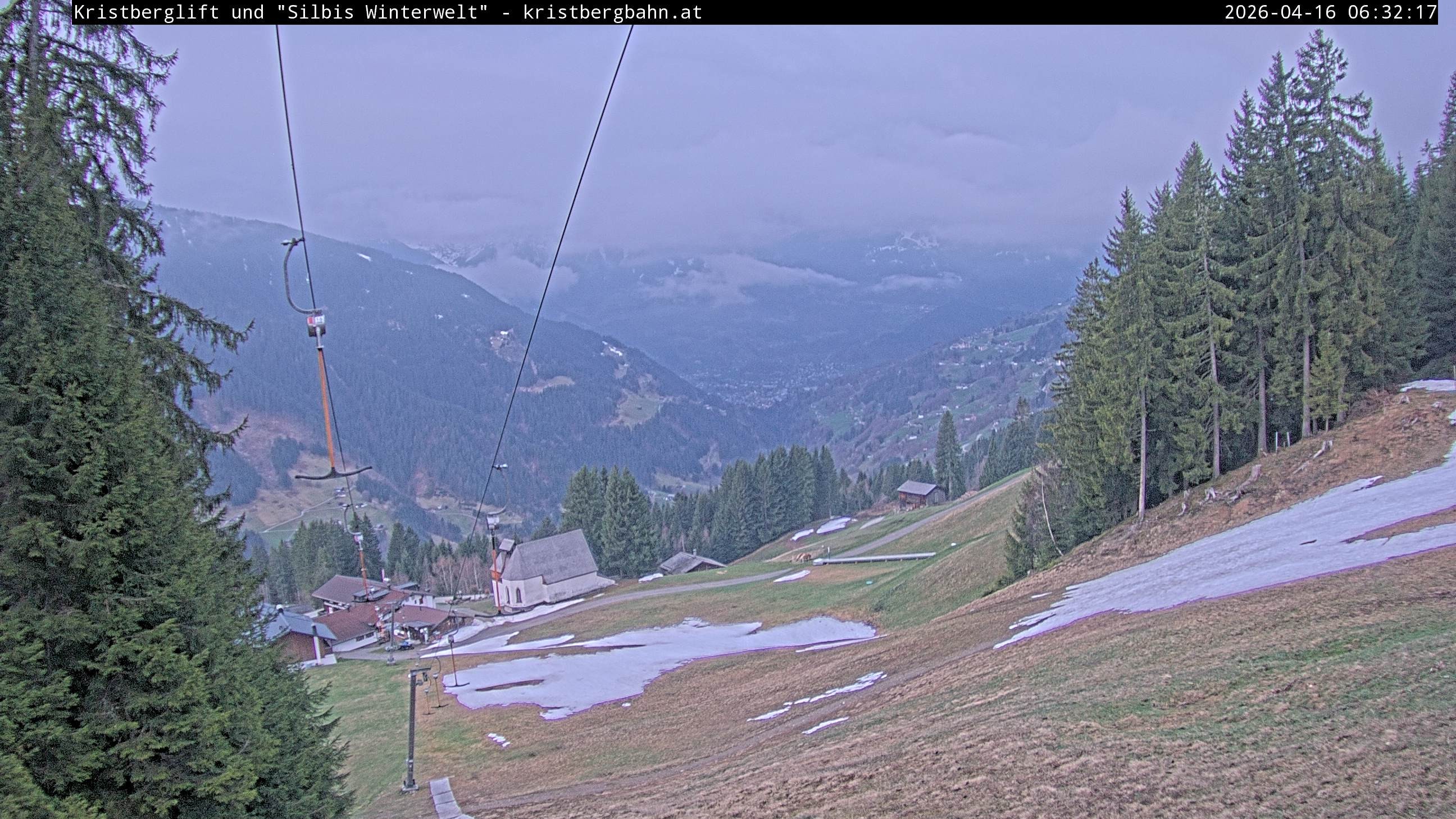 Archiv Foto Webcam Kristberg - Silbertal, St. Agatha Kirche