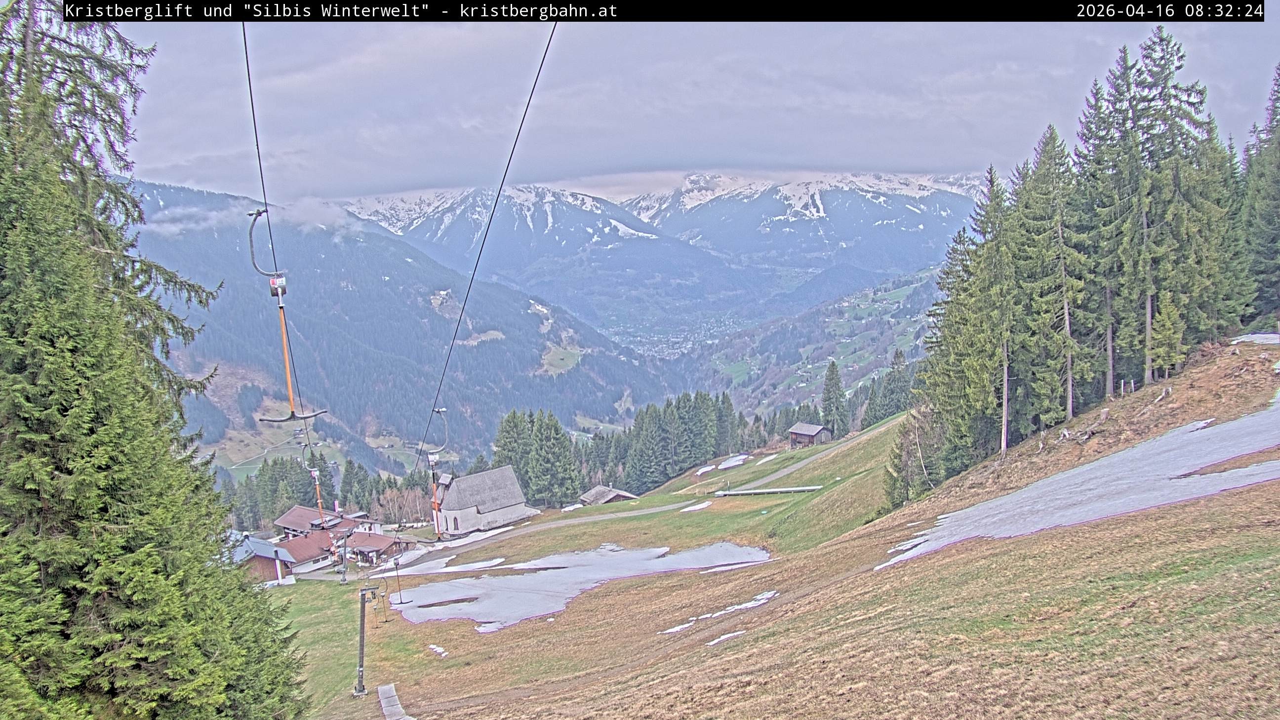 Archiv Foto Webcam Kristberg - Silbertal, St. Agatha Kirche