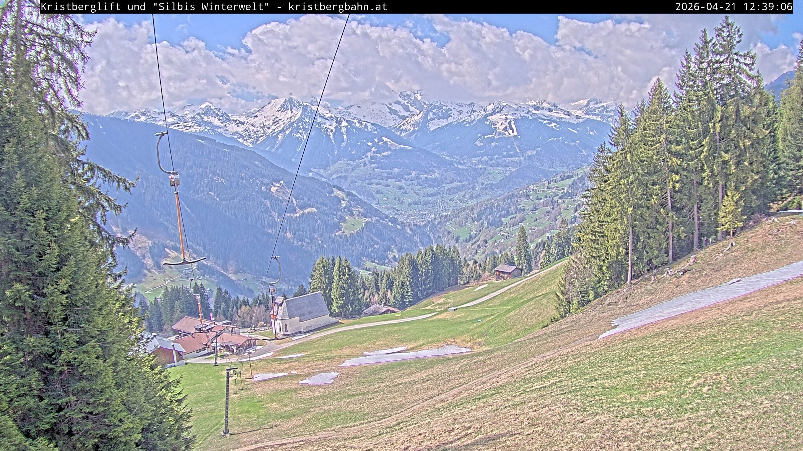 Archiv Foto Webcam Kristberg - Silbertal, St. Agatha Kirche