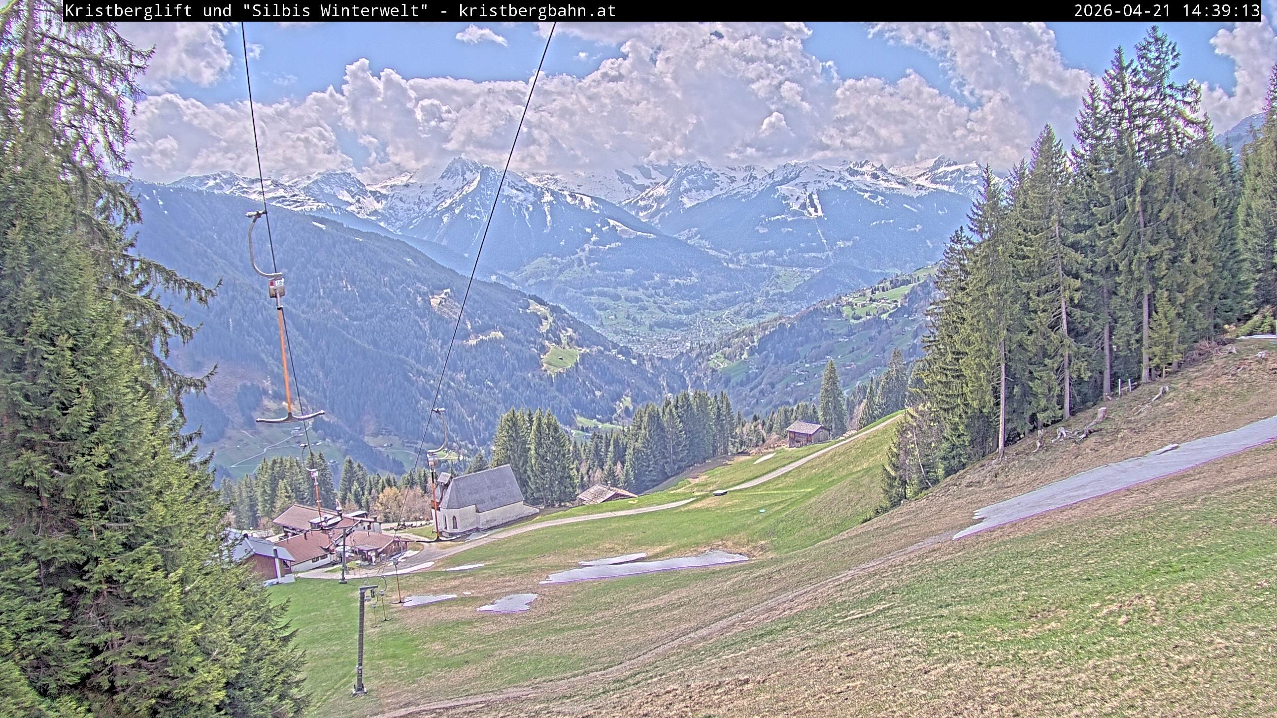 Archiv Foto Webcam Kristberg - Silbertal, St. Agatha Kirche